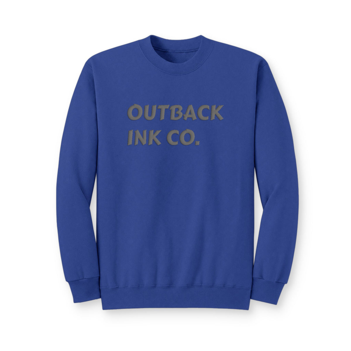Outback Ink Co. Crewneck Sweatshirt — Minimal Logo Pullover