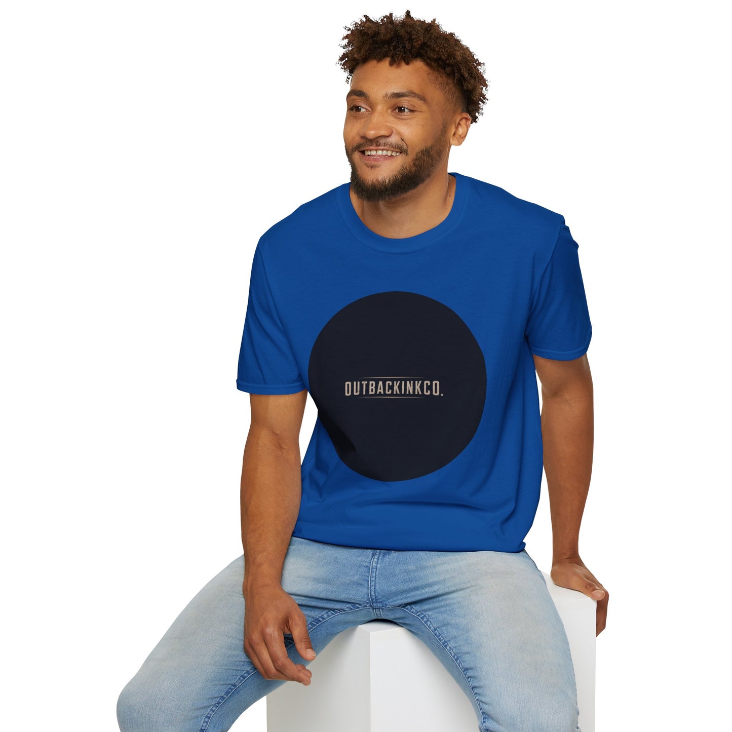 Circle Logo T-Shirt — OUTBACKINKCO. Minimal Graphic Tee