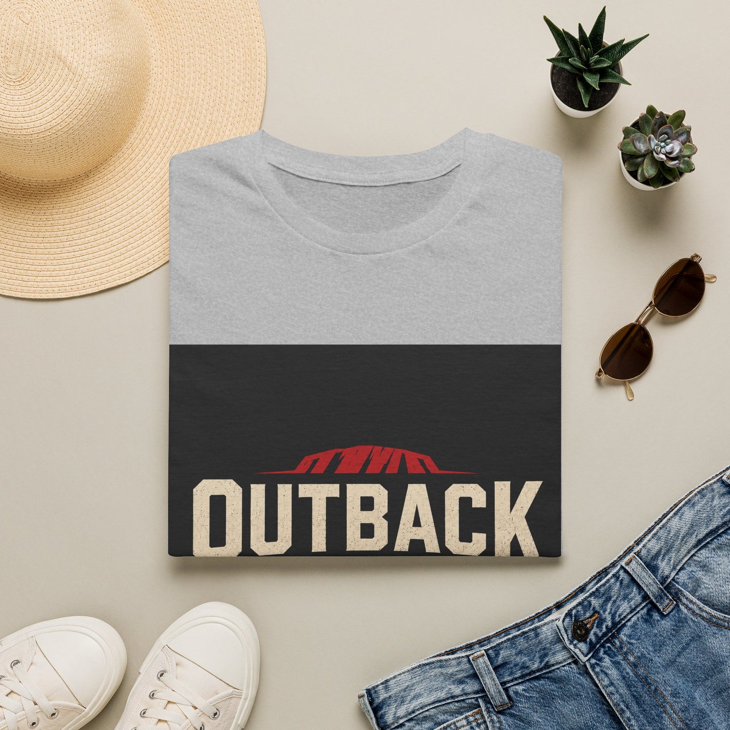 Outback Ink Co. T-Shirt — Retro Desert Logo Tee