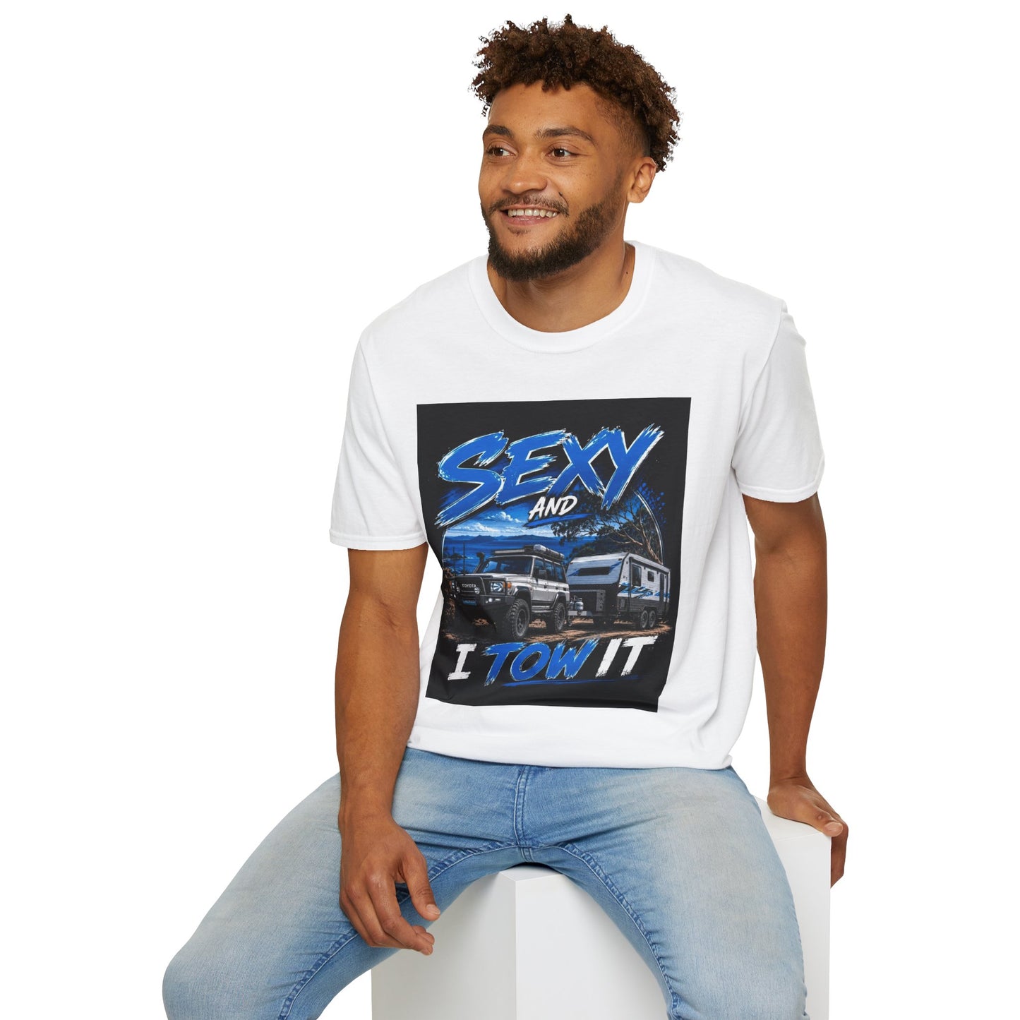 T-Shirt — 'Sexy and I Tow It' Trucker Tee | Funny RV & Tow Lifestyle Shirt