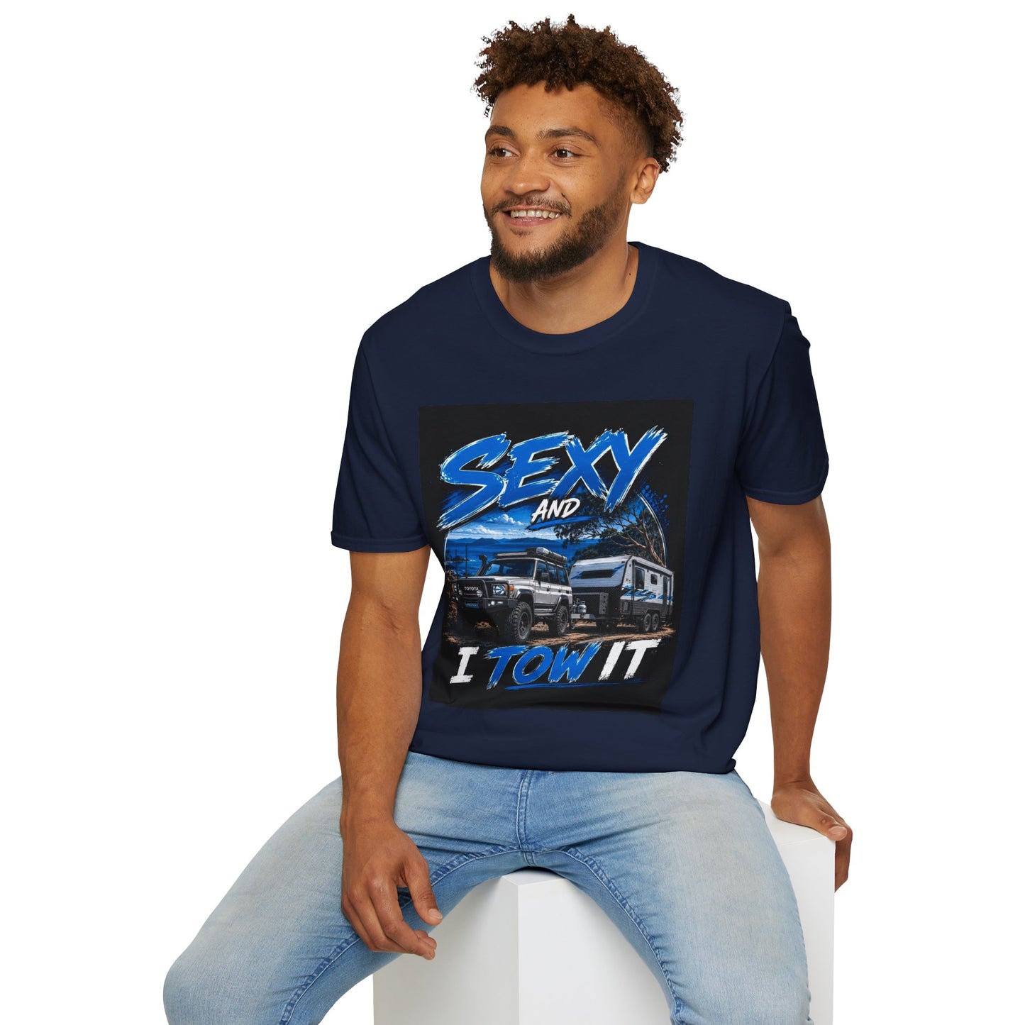 T-Shirt — 'Sexy and I Tow It' Trucker Tee | Funny RV & Tow Lifestyle Shirt