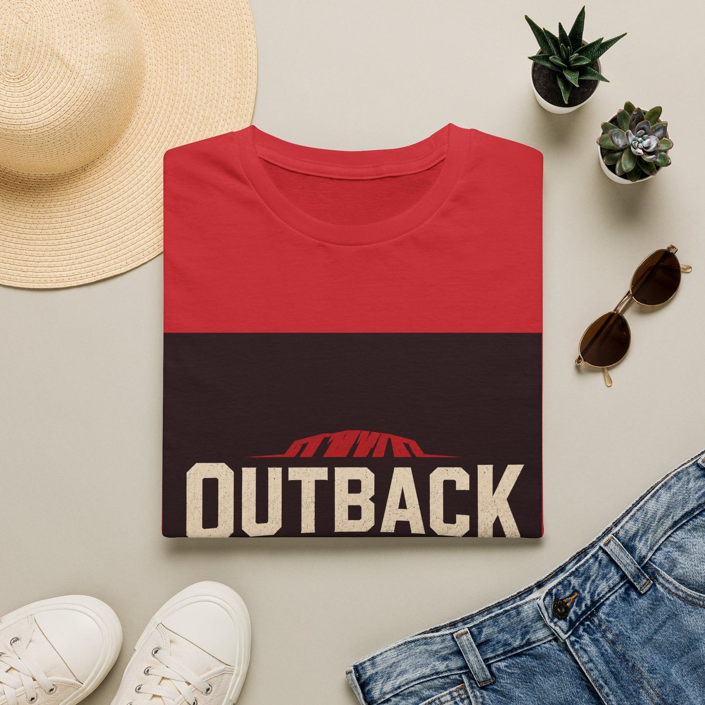 Outback Ink Co. T-Shirt — Retro Desert Logo Tee