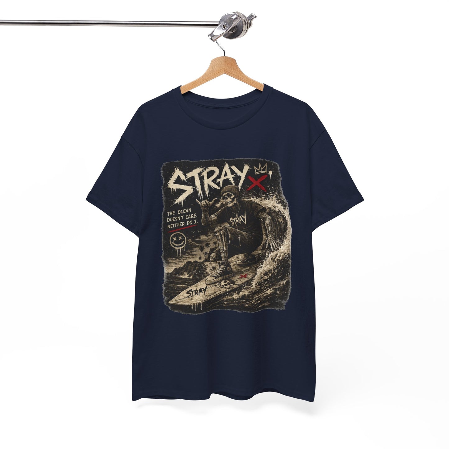 Stray Skull Wave Graphic Tee