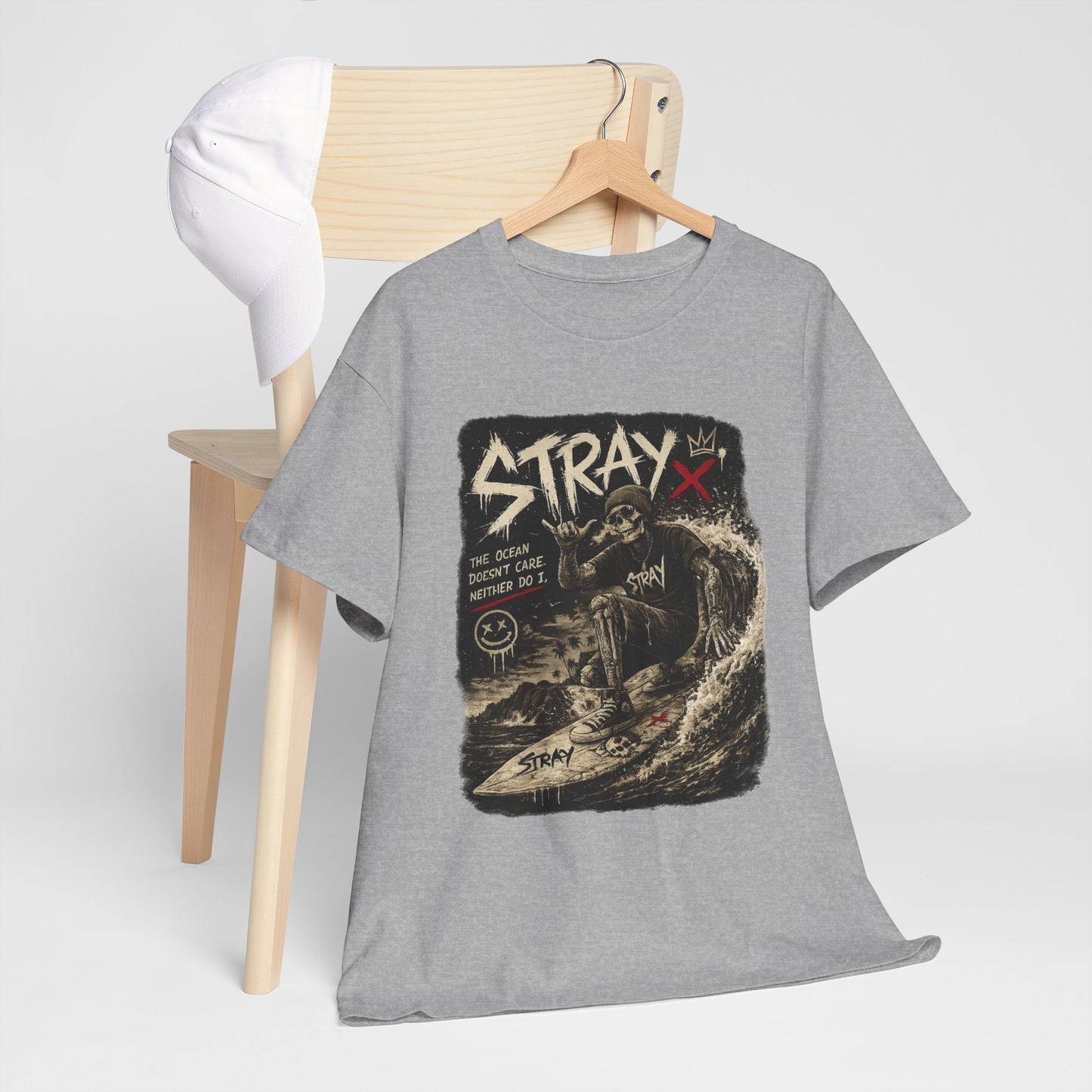 Stray Skull Wave Graphic Tee