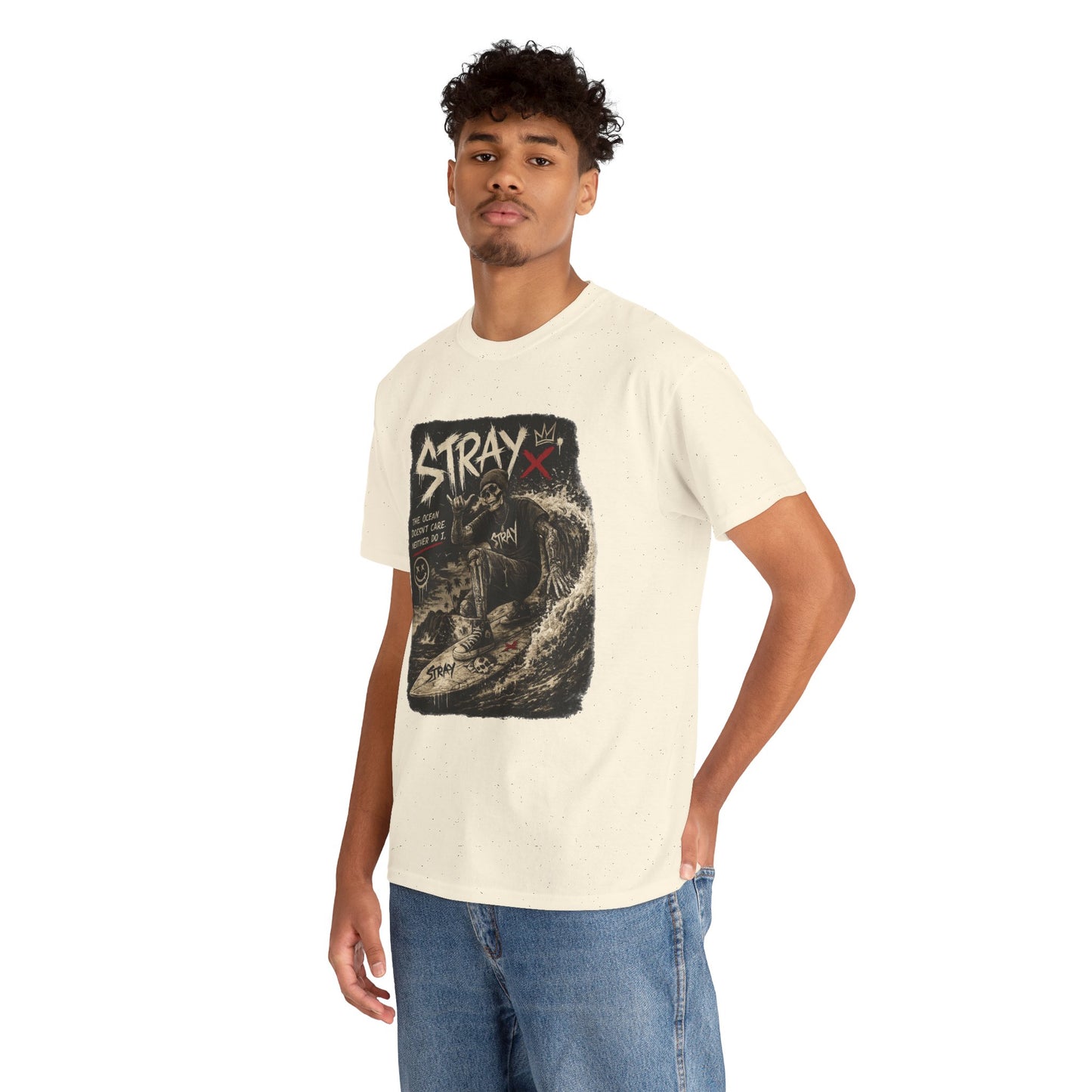 Stray Skull Wave Graphic Tee