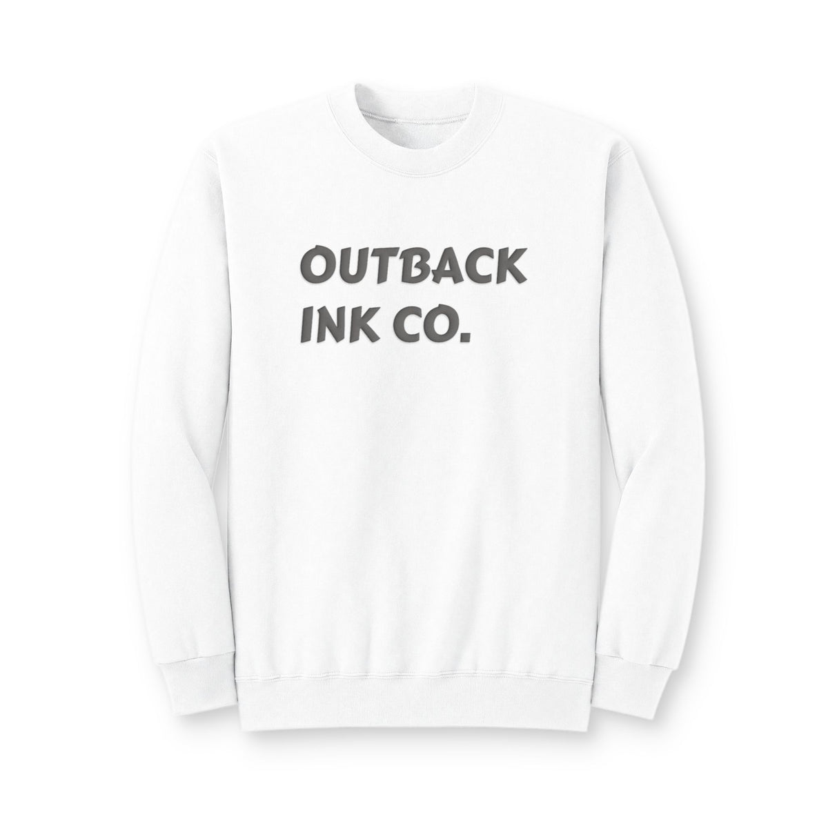 Outback Ink Co. Crewneck Sweatshirt — Minimal Logo Pullover