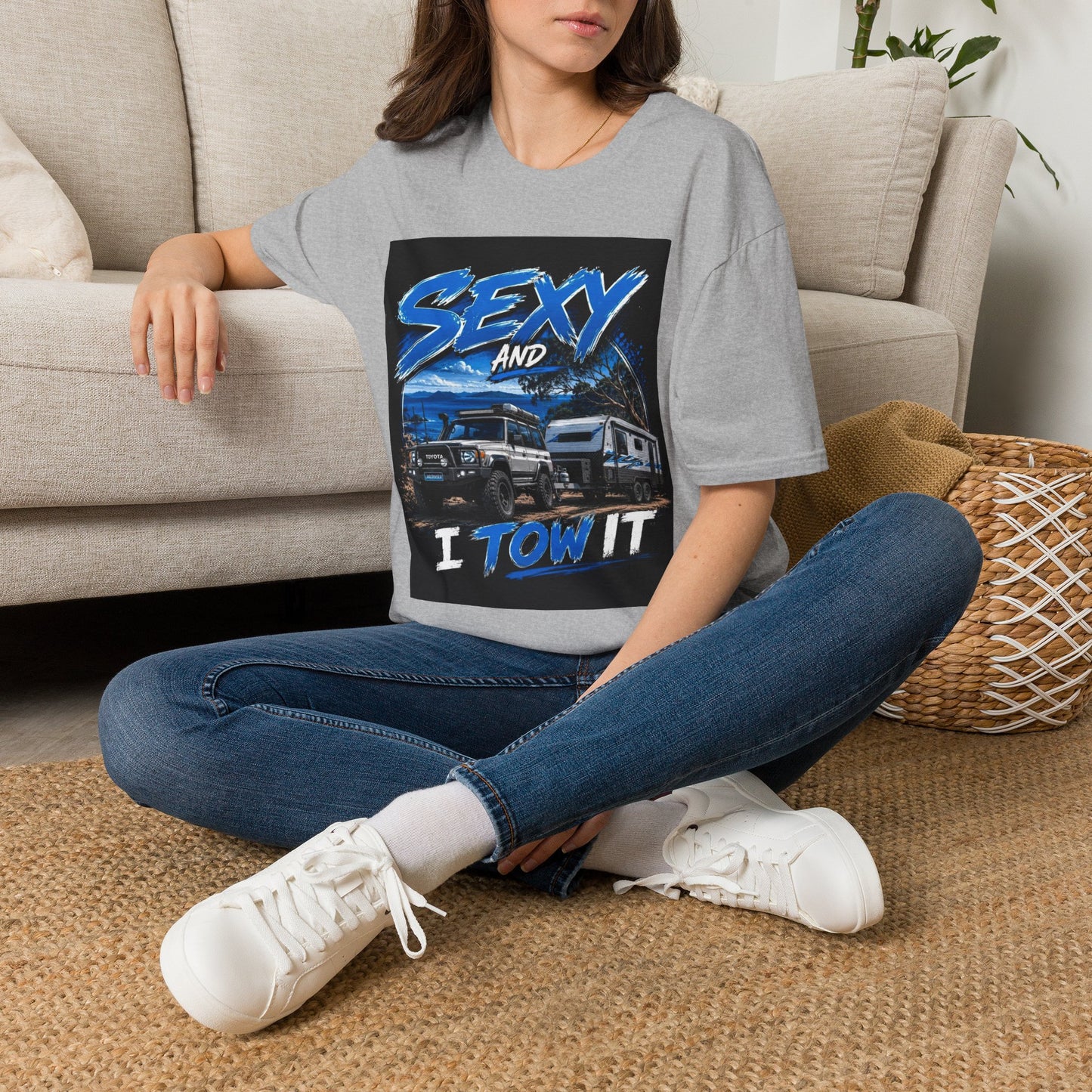 T-Shirt — 'Sexy and I Tow It' Trucker Tee | Funny RV & Tow Lifestyle Shirt