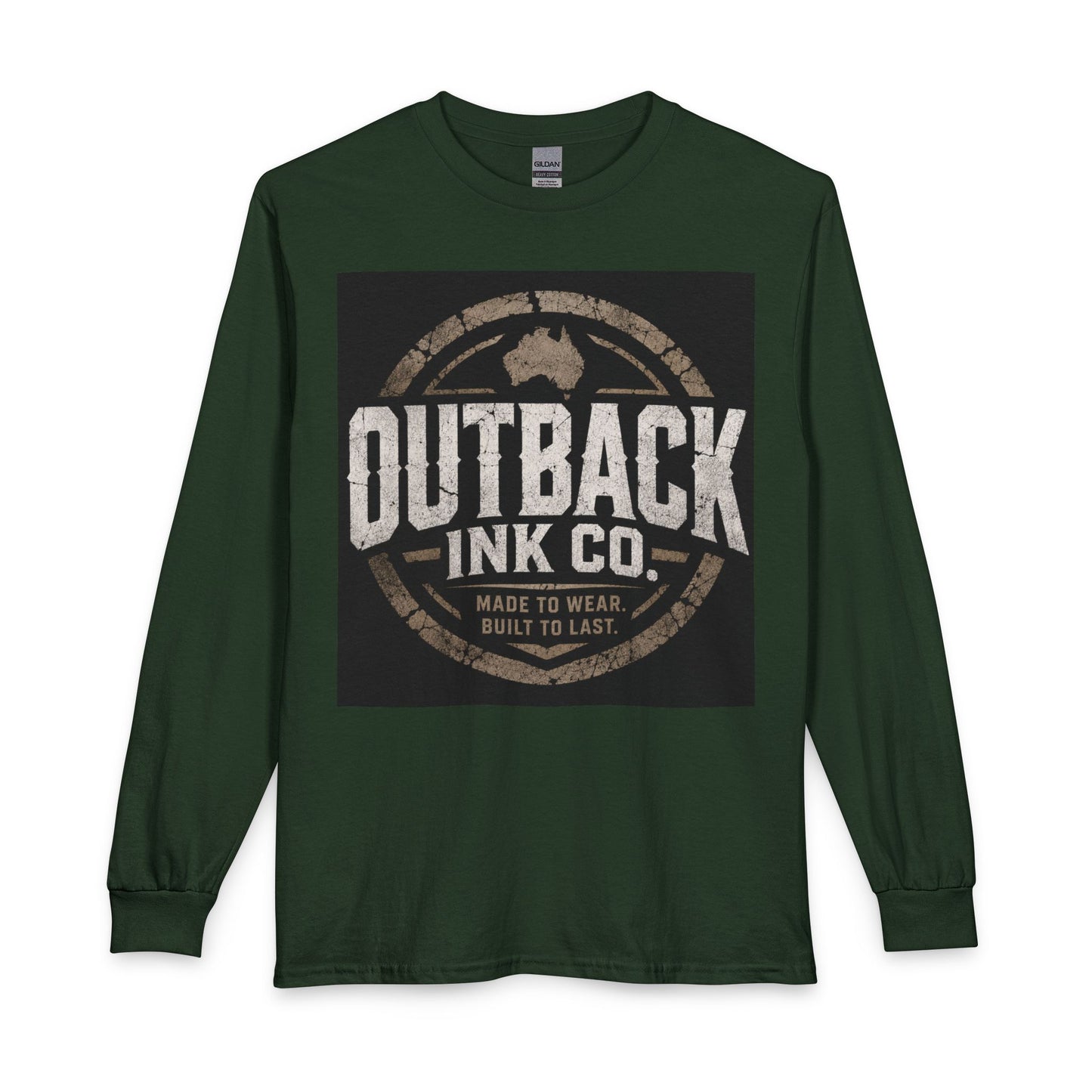 Outback Ink Co. Vintage Logo Long Sleeve Tee