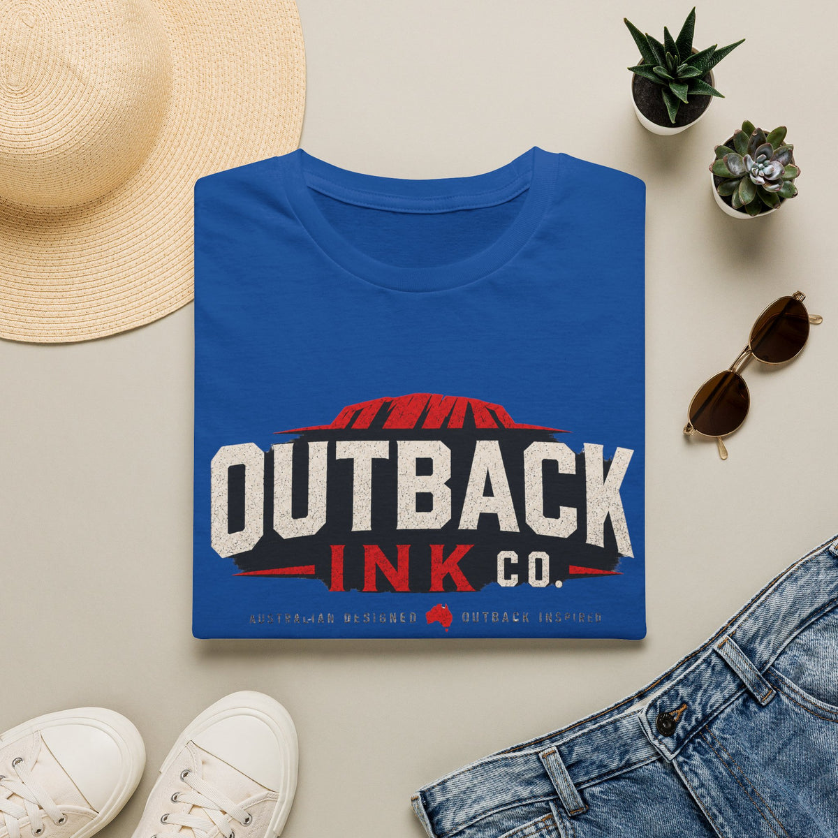 Outback Ink Co. Logo T-Shirt — Vintage Australian Outback Graphic Tee