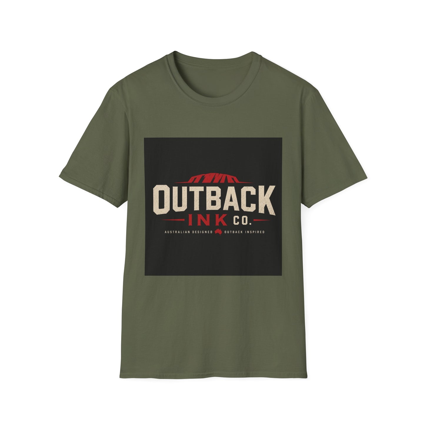Outback Ink Co. T-Shirt — Retro Desert Logo Tee