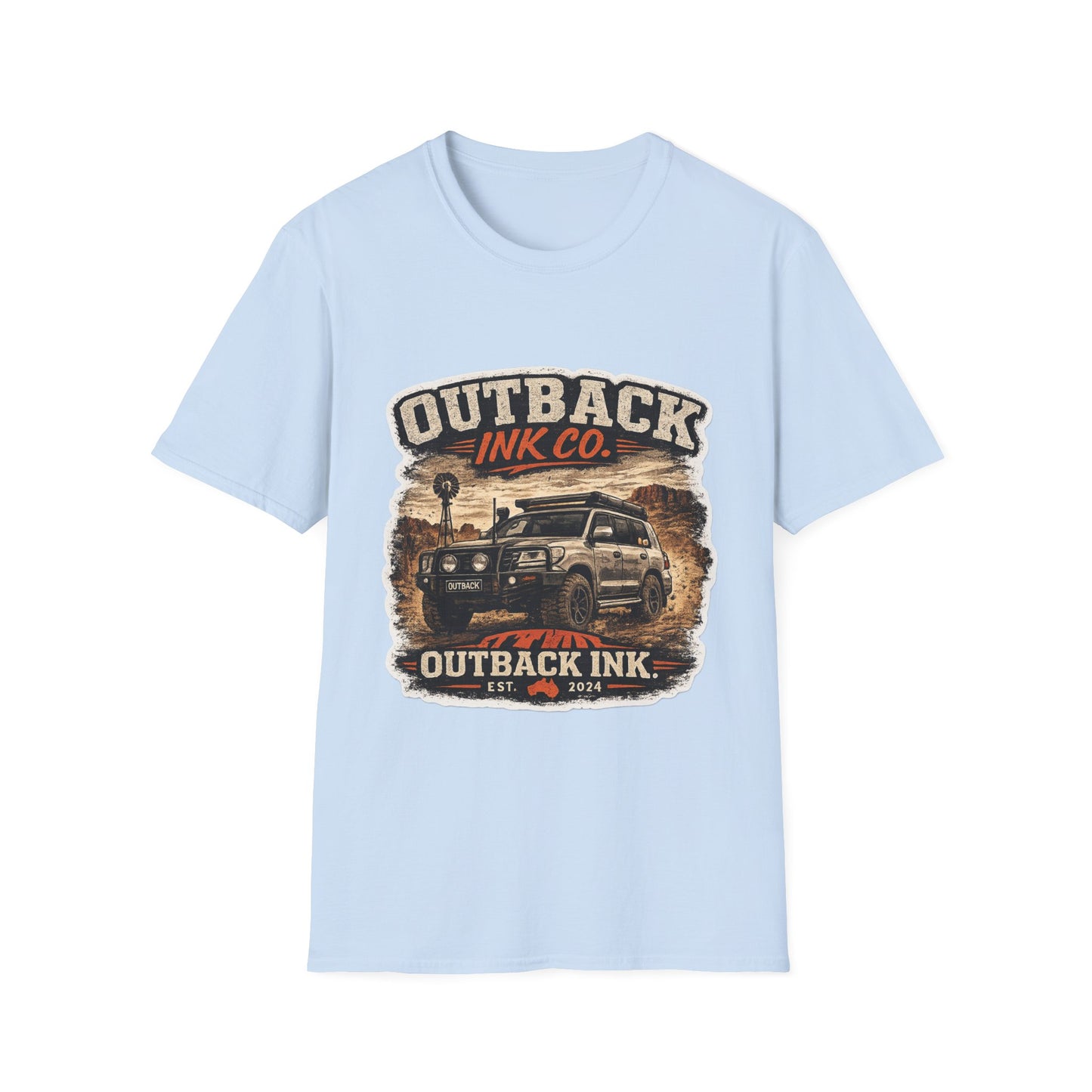Outback Ink Co. Vintage 4WD Camping T-Shirt