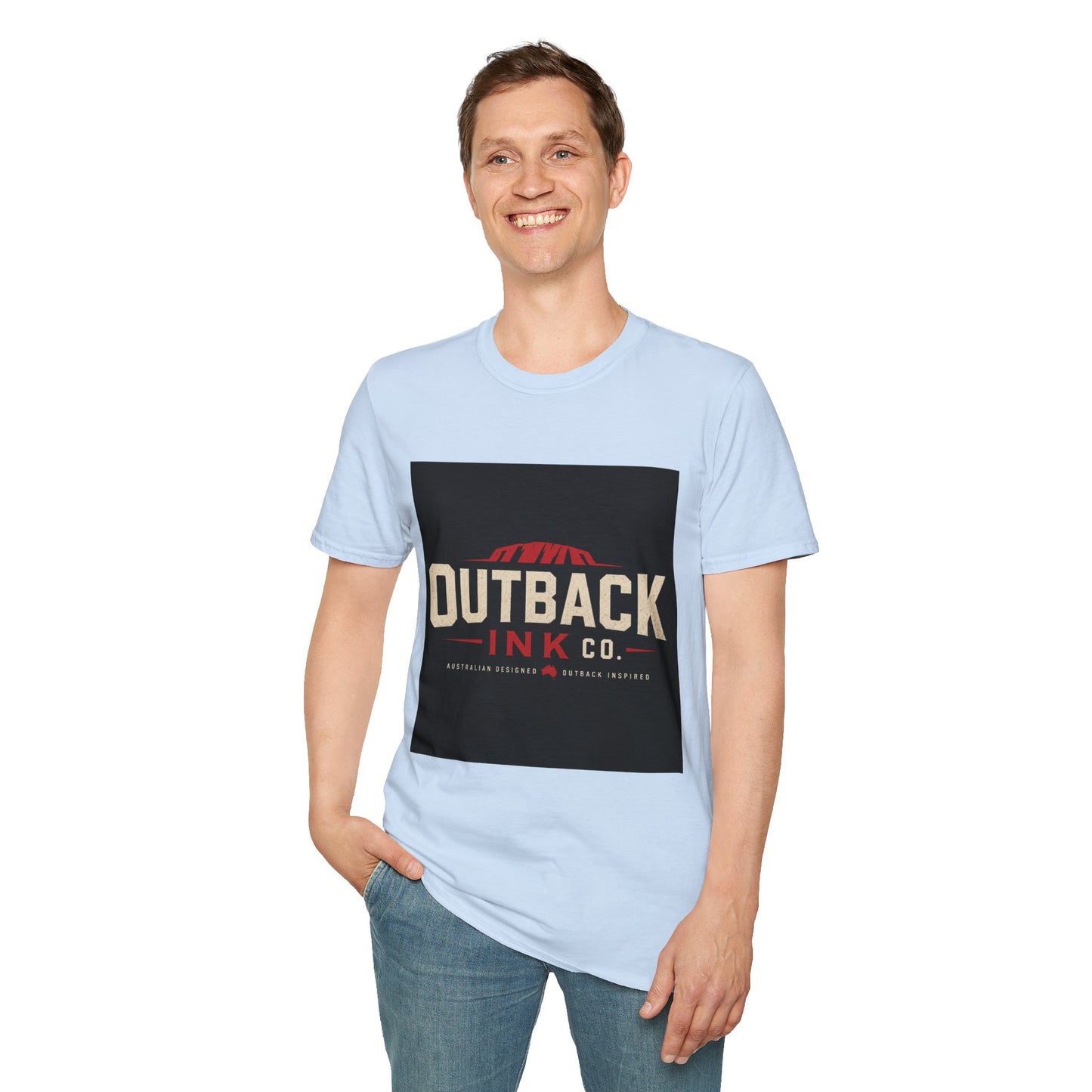 Outback Ink Co. T-Shirt — Retro Desert Logo Tee