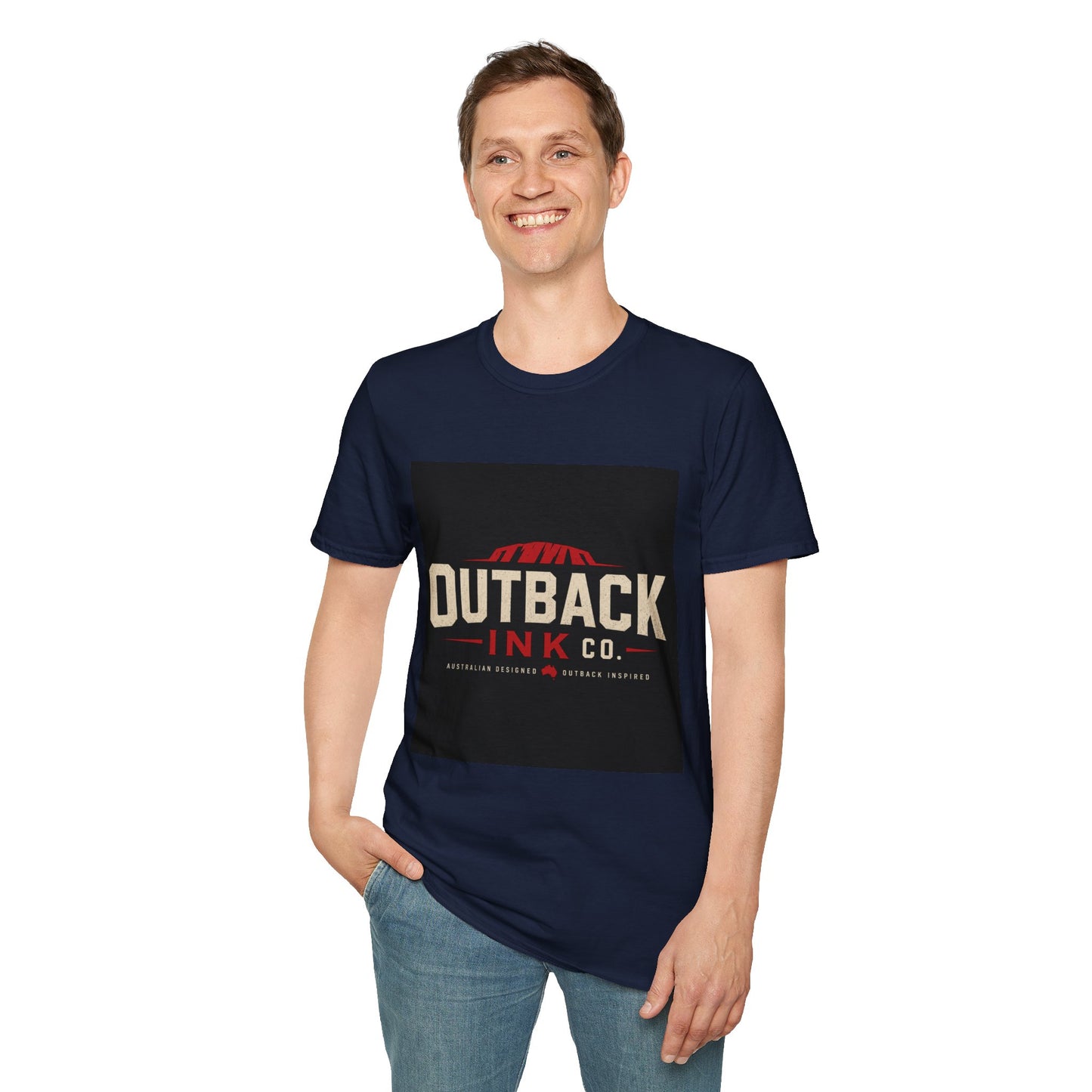 Outback Ink Co. T-Shirt — Retro Desert Logo Tee