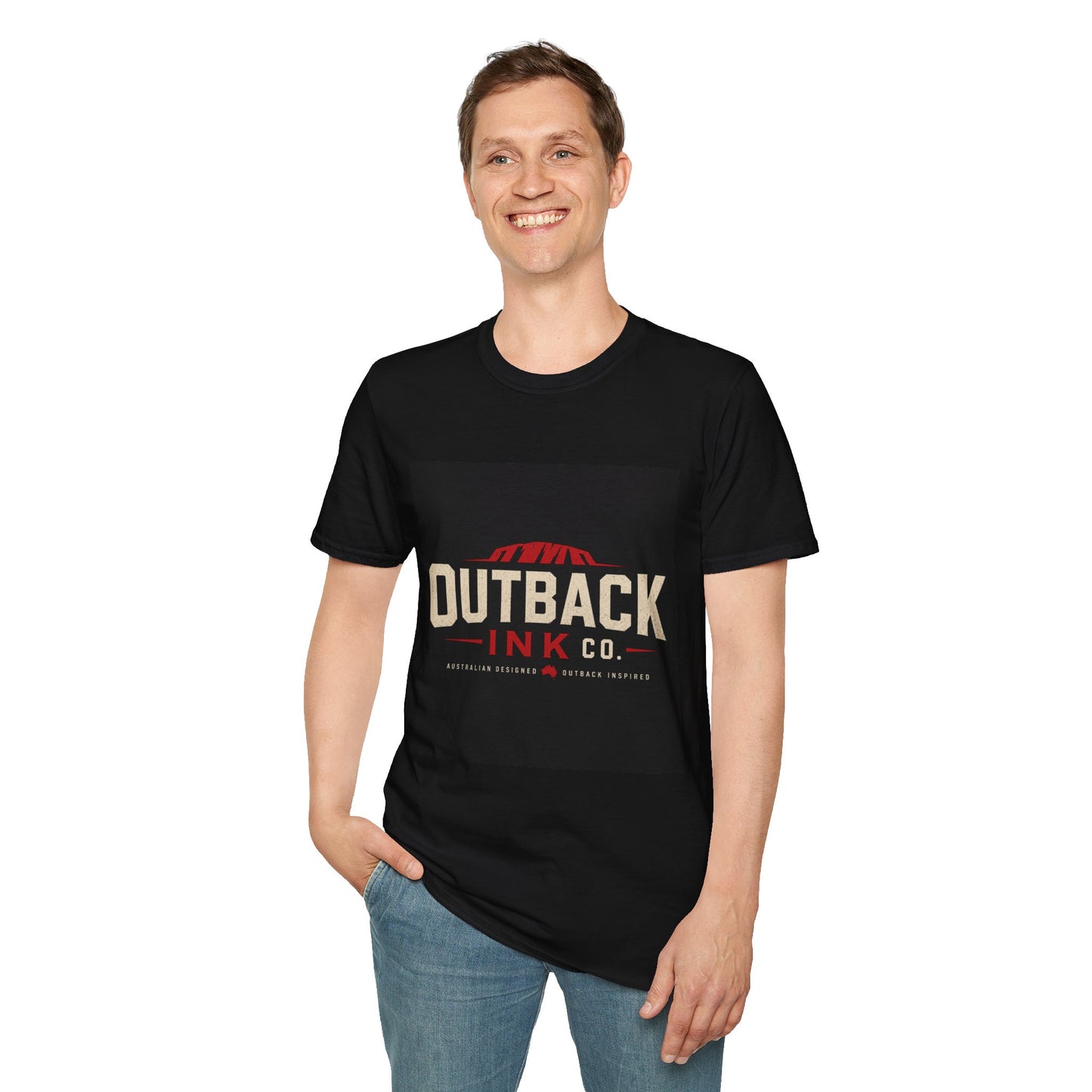 Outback Ink Co. T-Shirt — Retro Desert Logo Tee