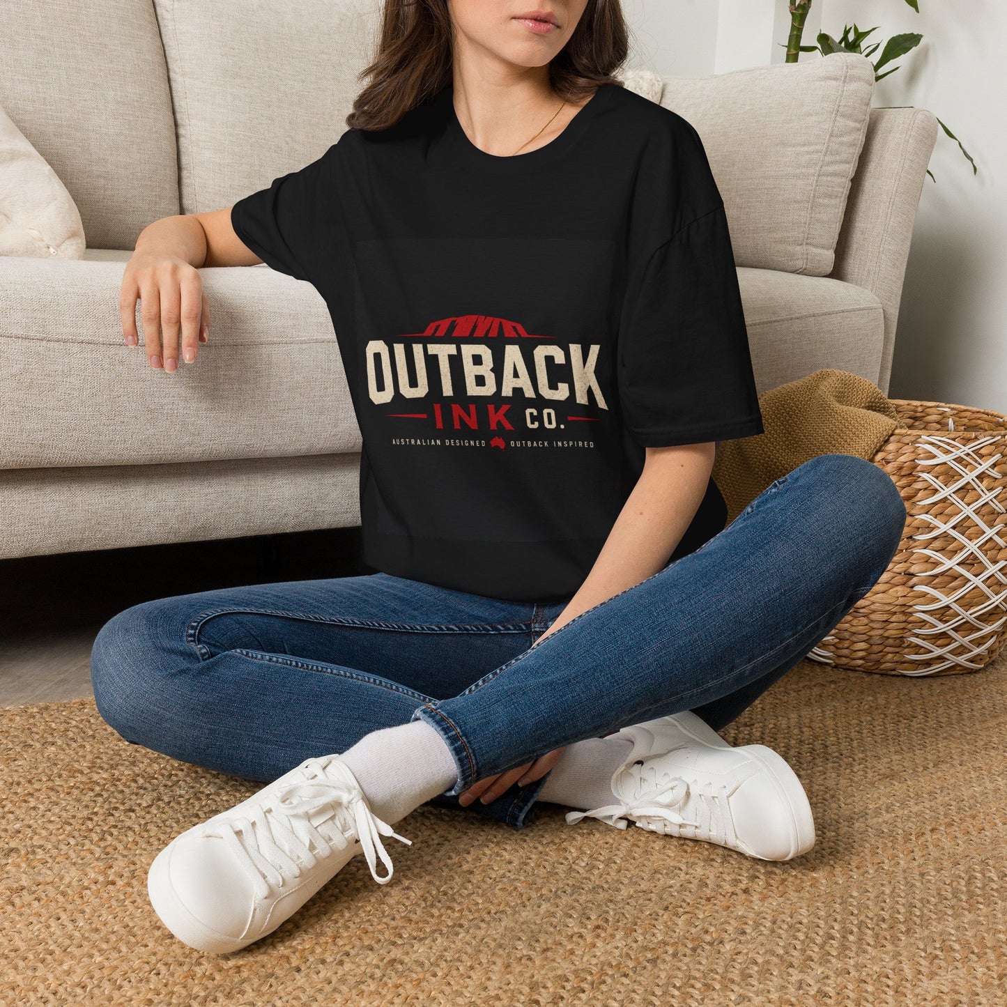 Outback Ink Co. T-Shirt — Retro Desert Logo Tee