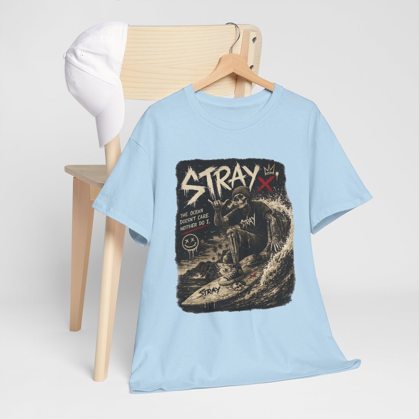 Stray Skull Wave Graphic Tee