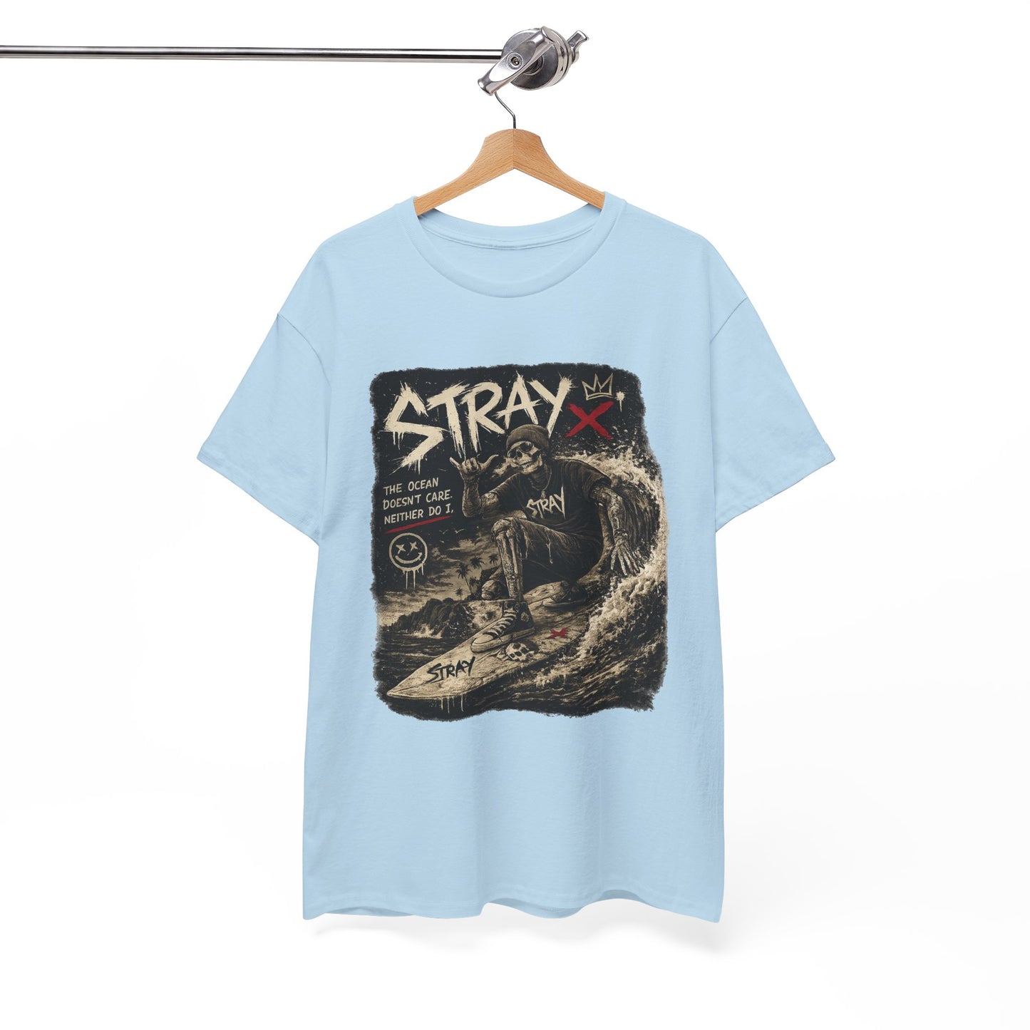Stray Skull Wave Graphic Tee