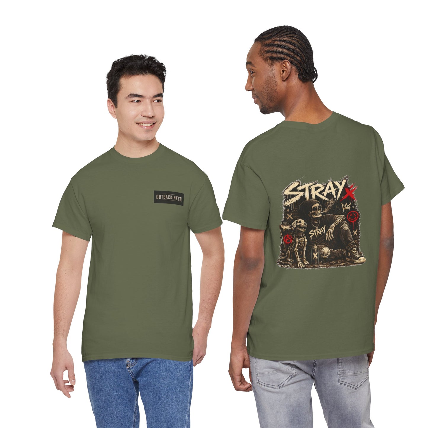T-Shirt — 'STRAY' Graphic Tee Outback Ink Co.