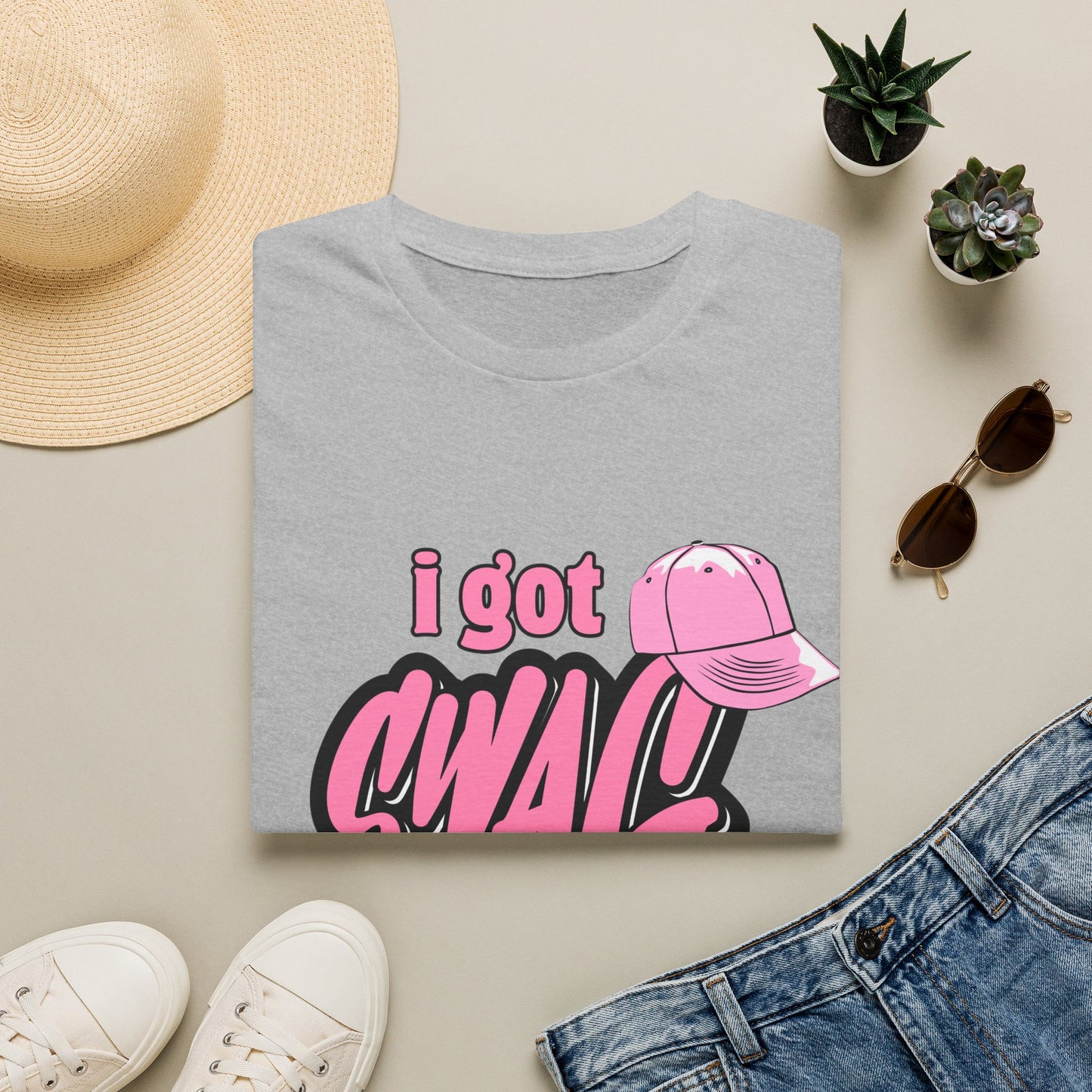 I Got Swag T-Shirt — Pink Hat Graphic Tee