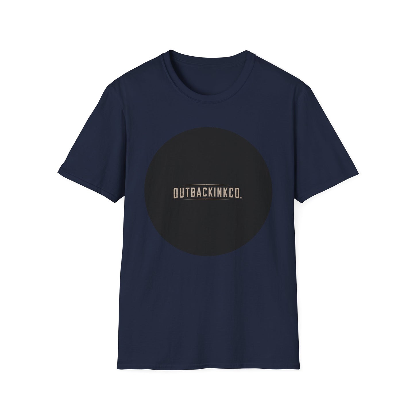 Circle Logo T-Shirt — OUTBACKINKCO. Minimal Graphic Tee
