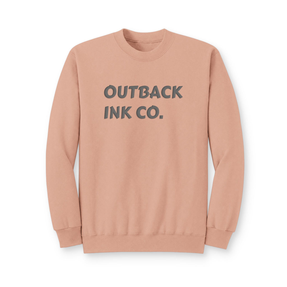 Outback Ink Co. Crewneck Sweatshirt — Minimal Logo Pullover