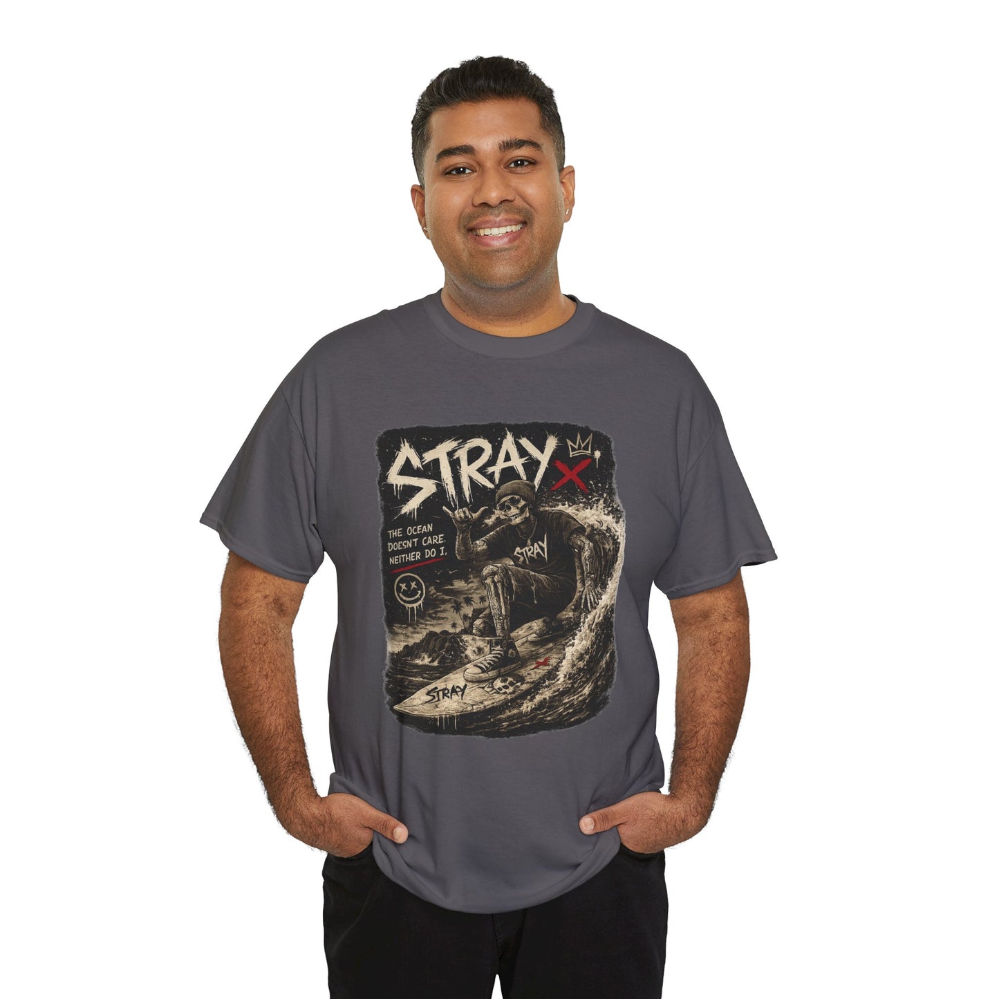 Stray Skull Wave Graphic Tee