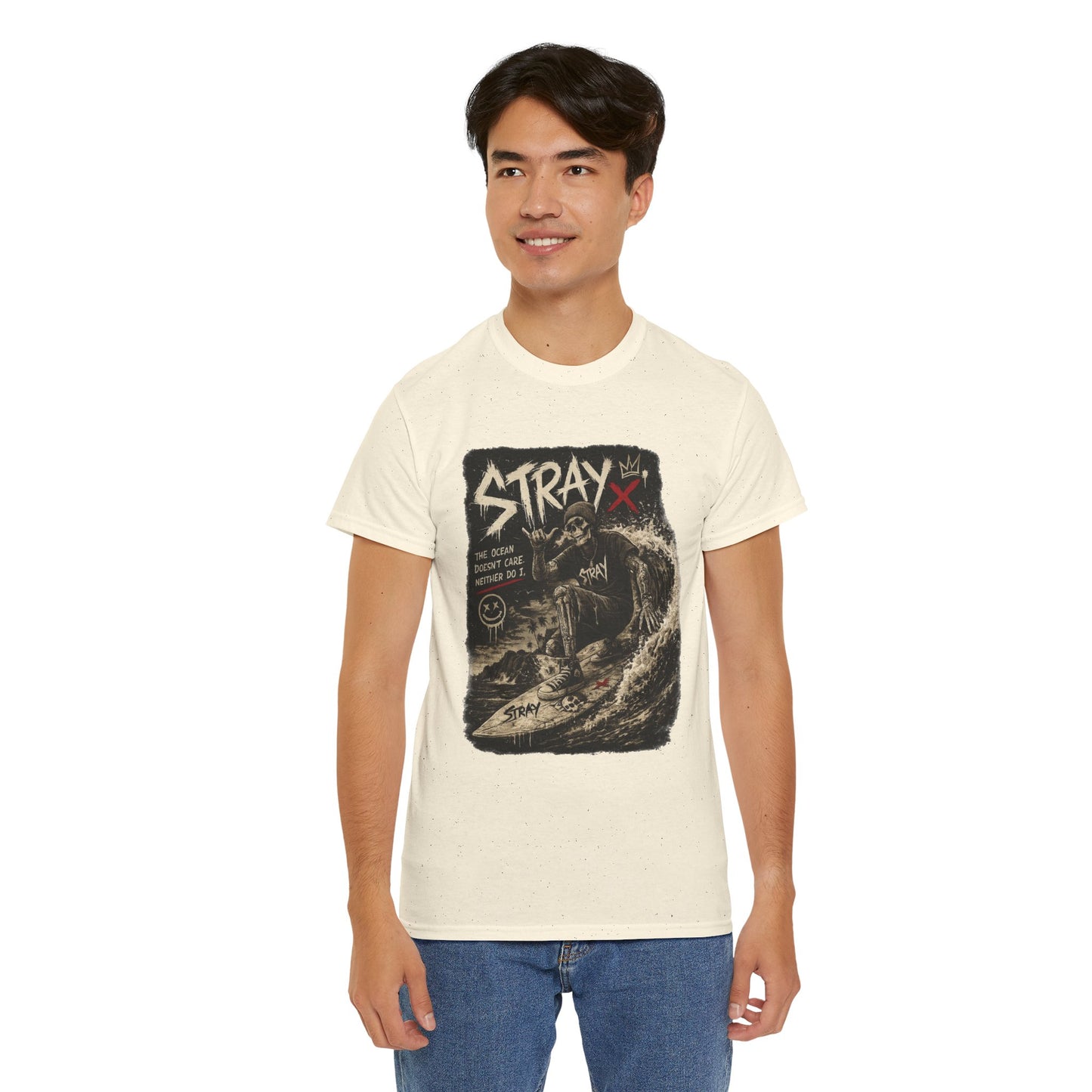 Stray Skull Wave Graphic Tee