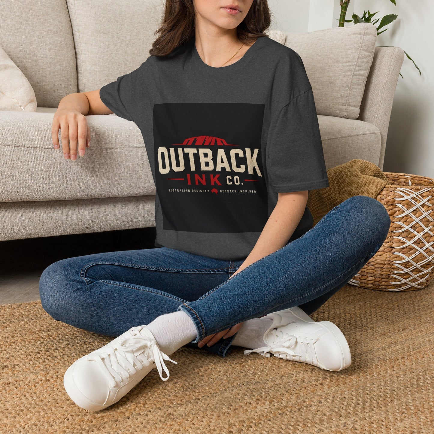 Outback Ink Co. T-Shirt — Retro Desert Logo Tee