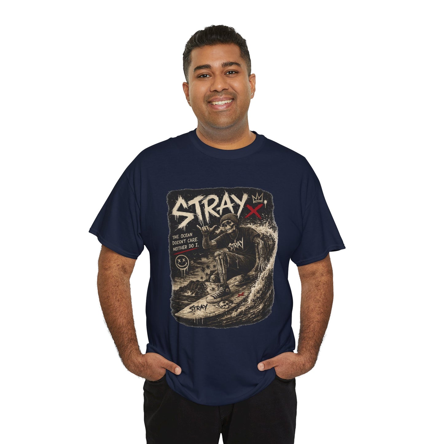 Stray Skull Wave Graphic Tee