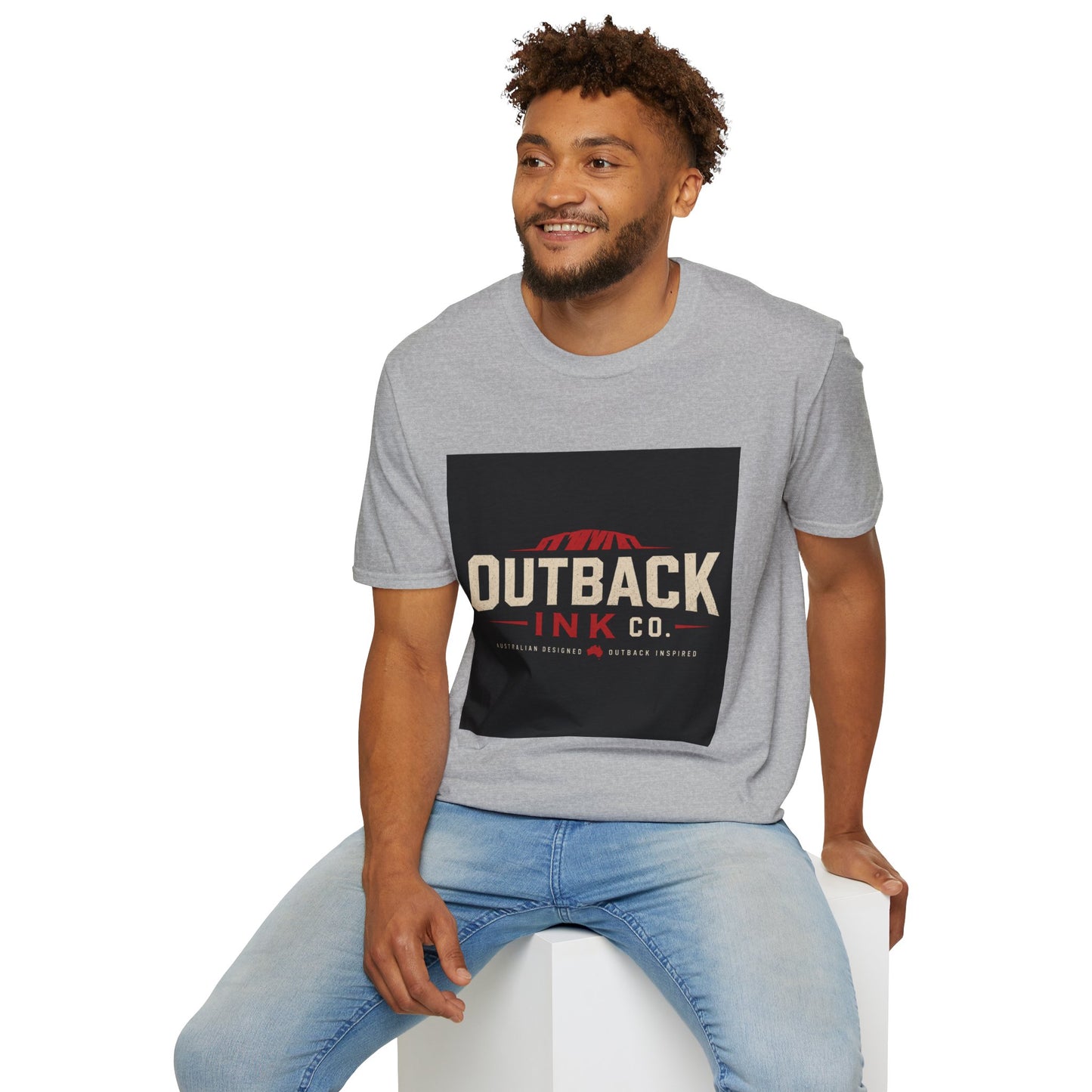 Outback Ink Co. T-Shirt — Retro Desert Logo Tee