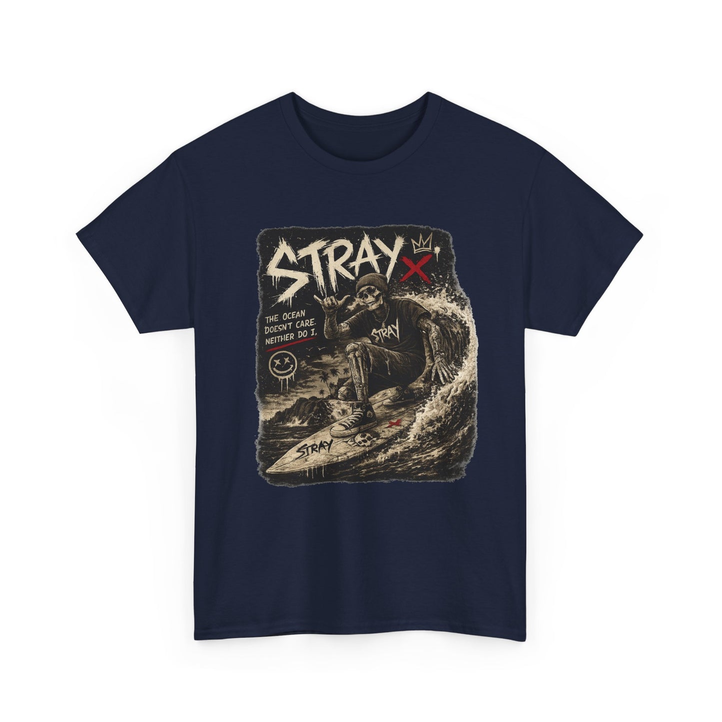 Stray Skull Wave Graphic Tee