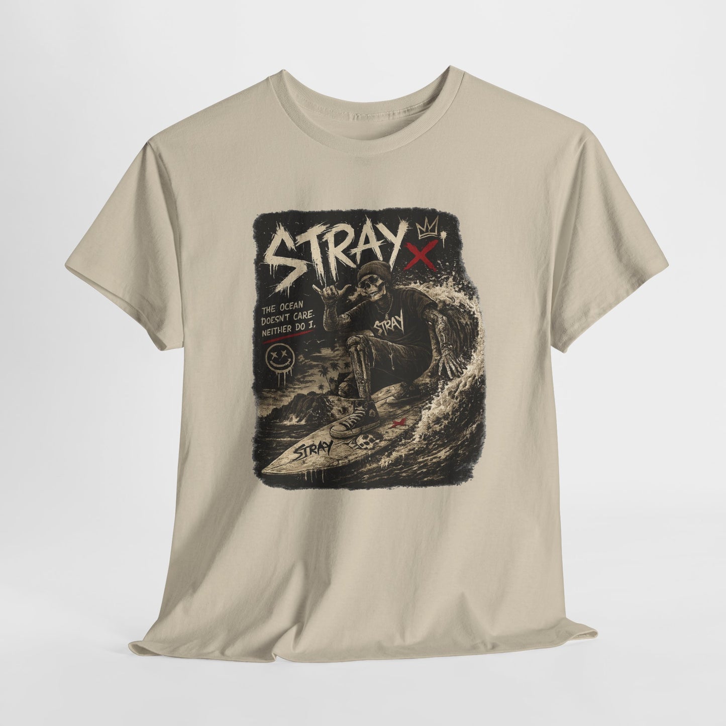 Stray Skull Wave Graphic Tee