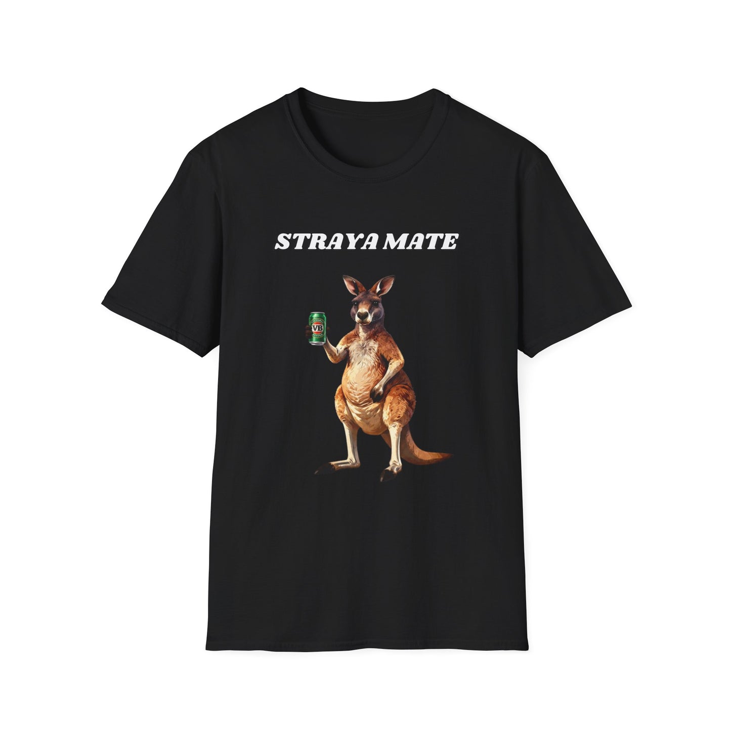 STRAYA MATE | Funny Australian Kangaroo T-Shirt | Outback Ink Co.