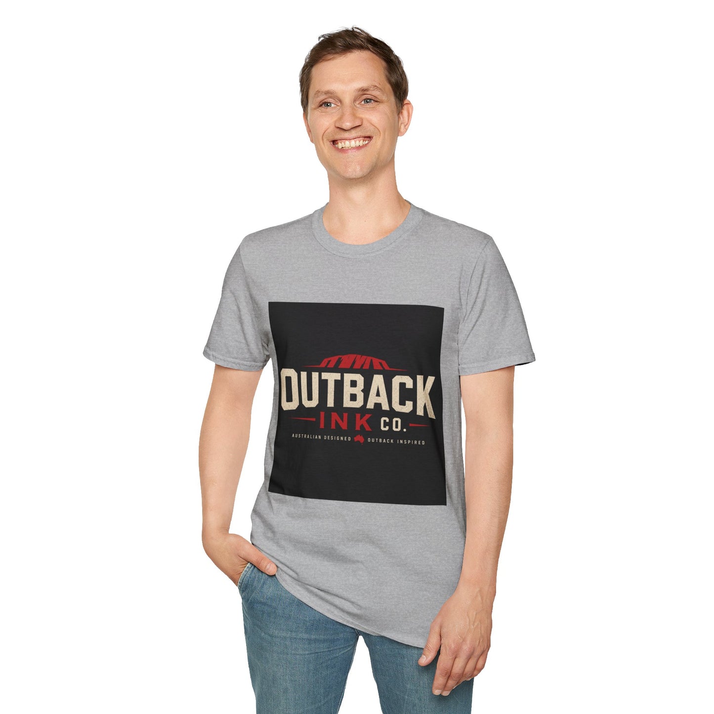 Outback Ink Co. T-Shirt — Retro Desert Logo Tee