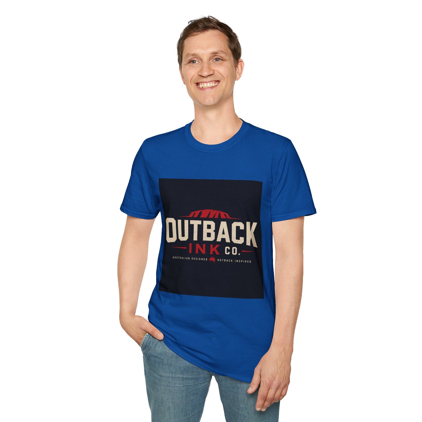 Outback Ink Co. T-Shirt — Retro Desert Logo Tee