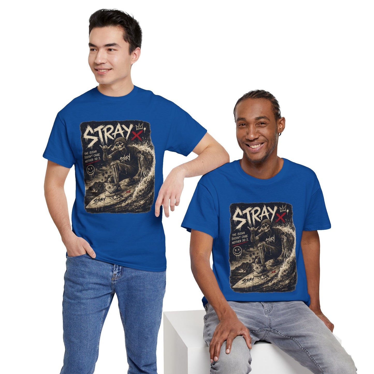Stray Skull Wave Graphic Tee