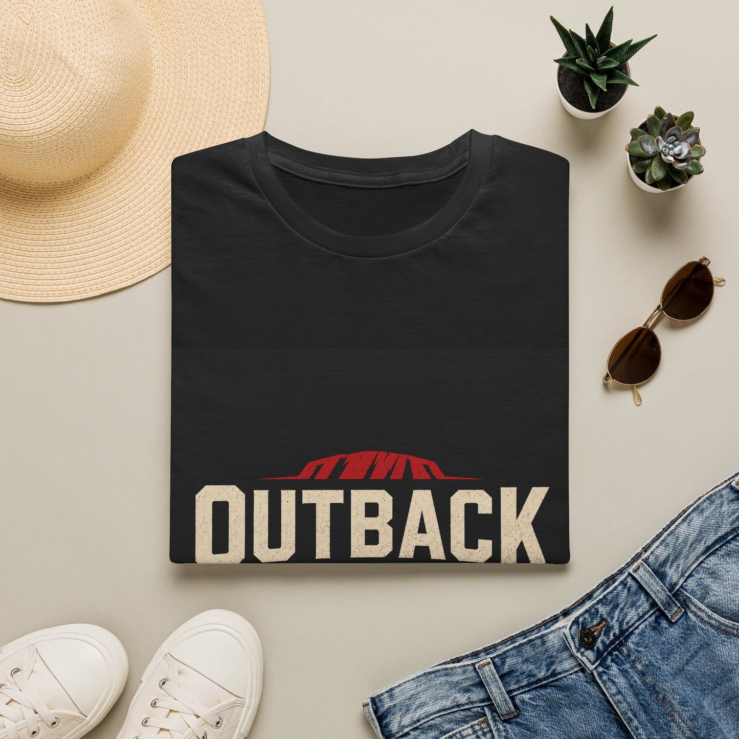 Outback Ink Co. T-Shirt — Retro Desert Logo Tee