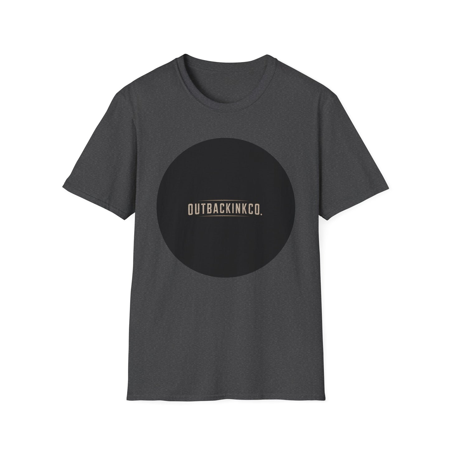 Circle Logo T-Shirt — OUTBACKINKCO. Minimal Graphic Tee