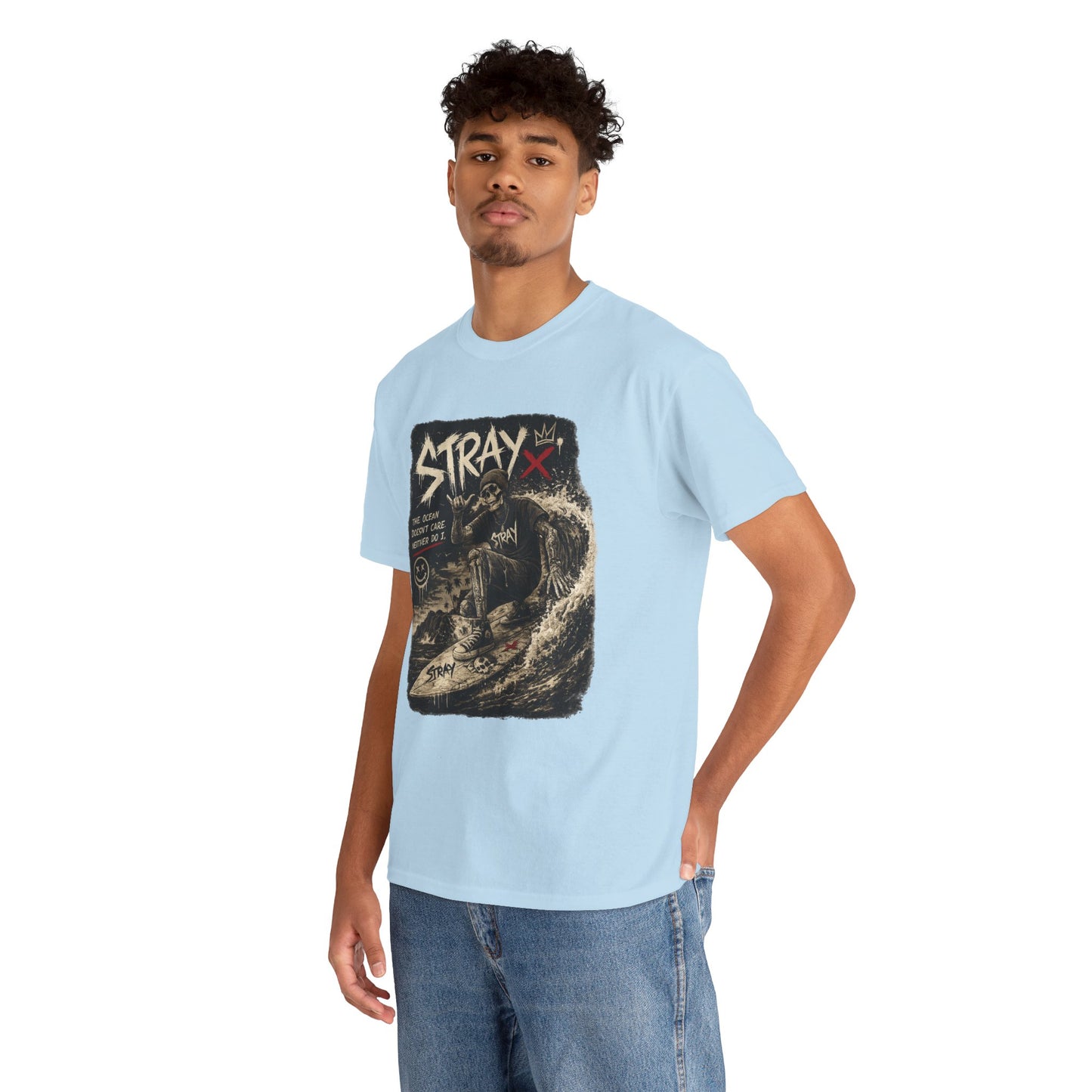Stray Skull Wave Graphic Tee