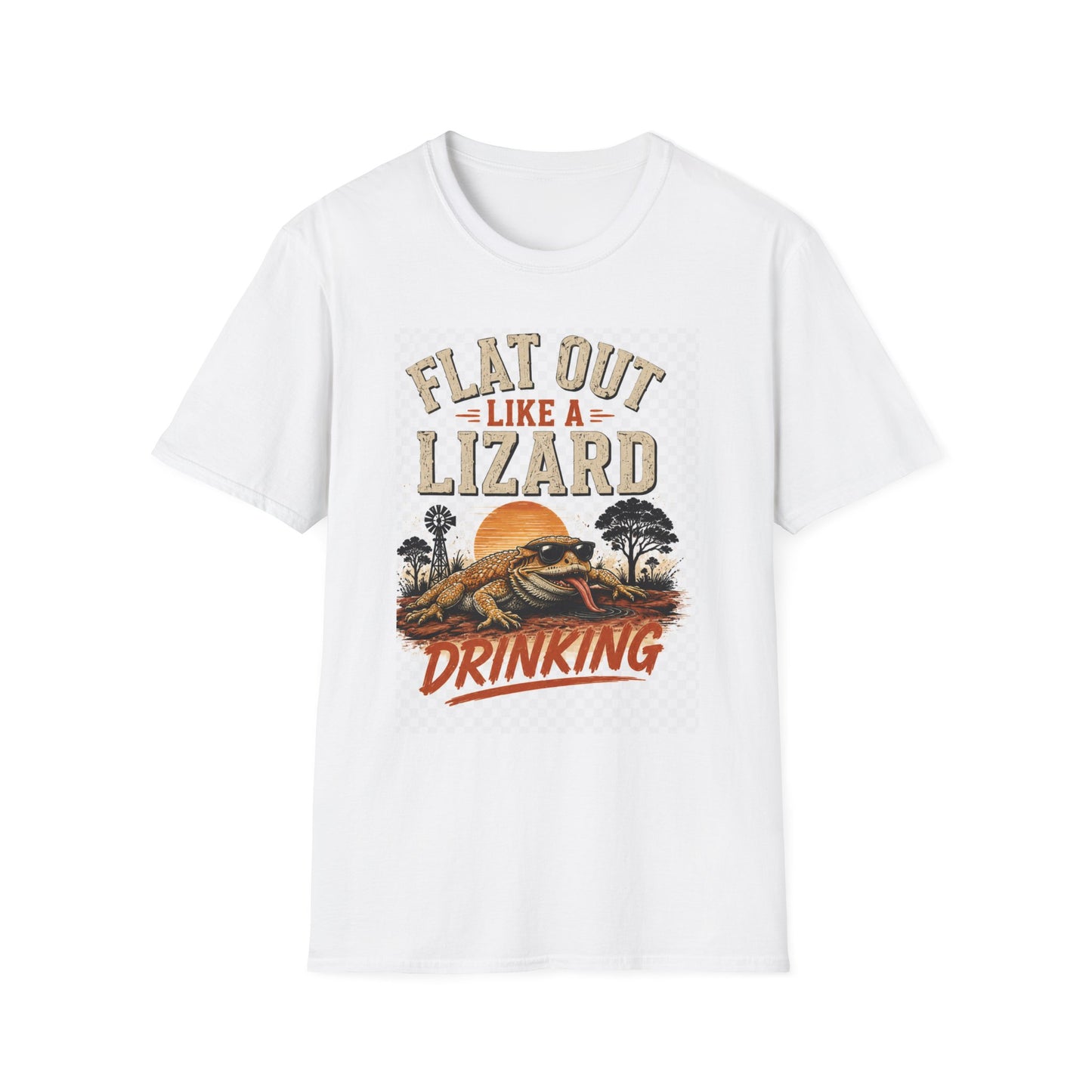 Flat Out Like a Lizard Vintage Aussie T-Shirt — Funny Aussie Tee