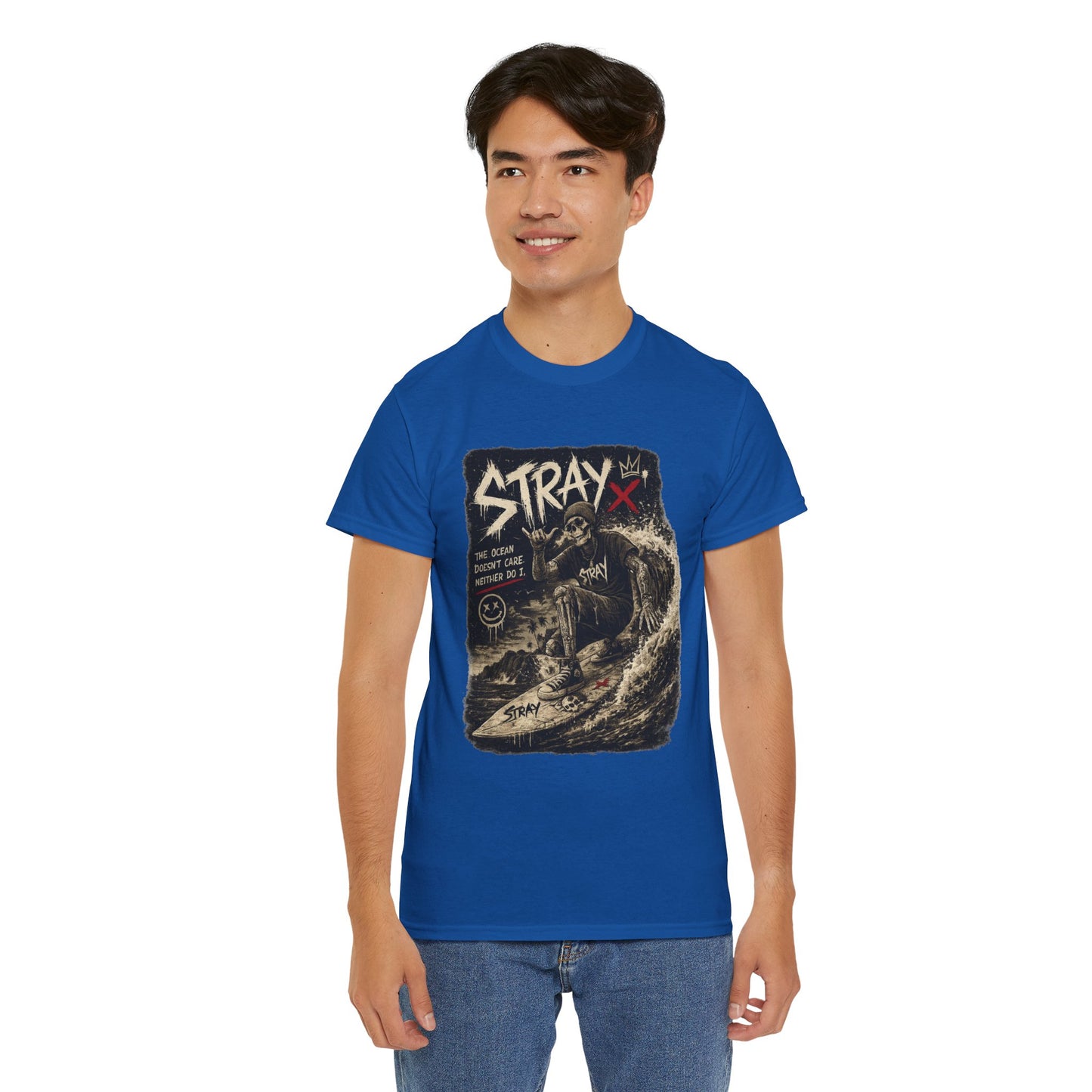 Stray Skull Wave Graphic Tee