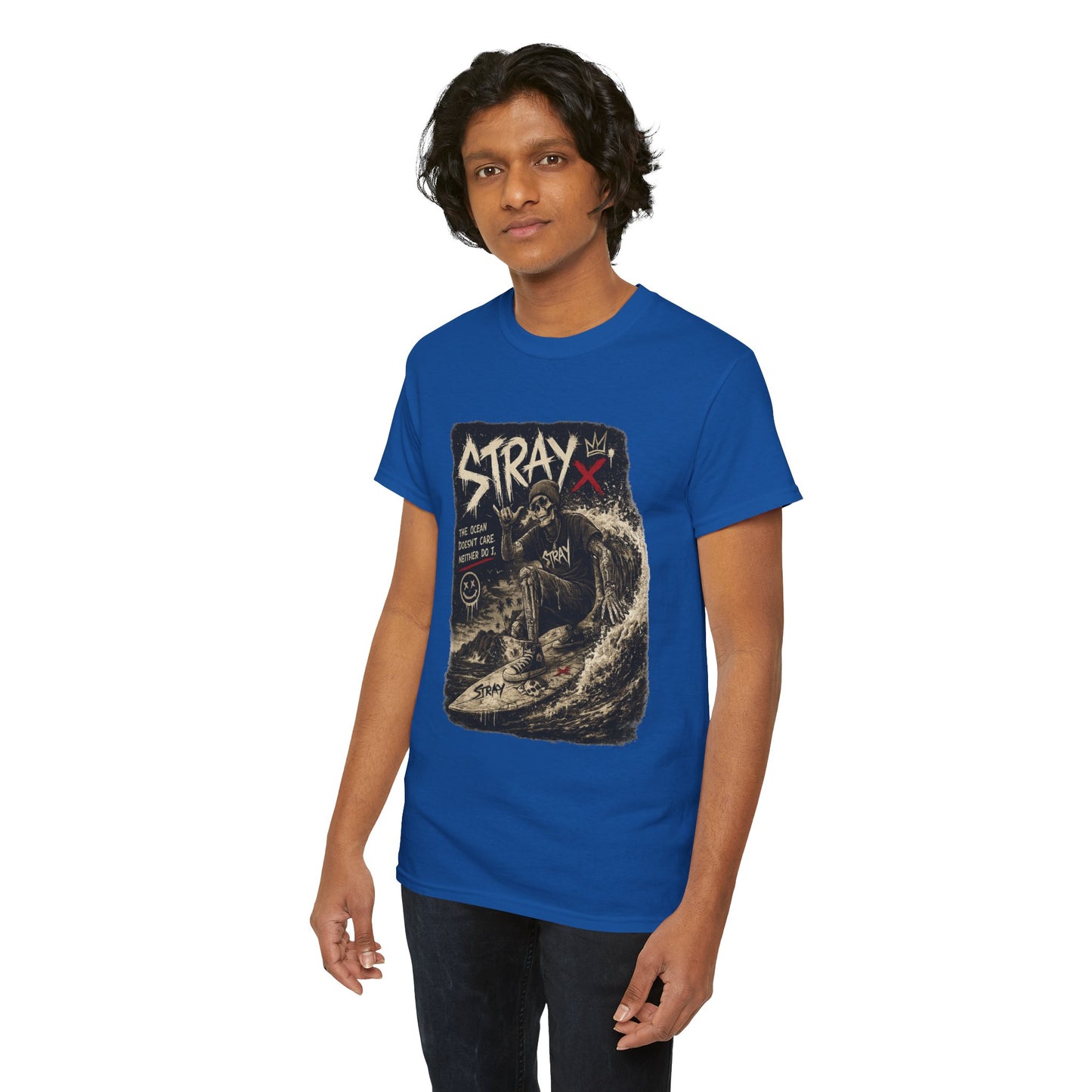 Stray Skull Wave Graphic Tee