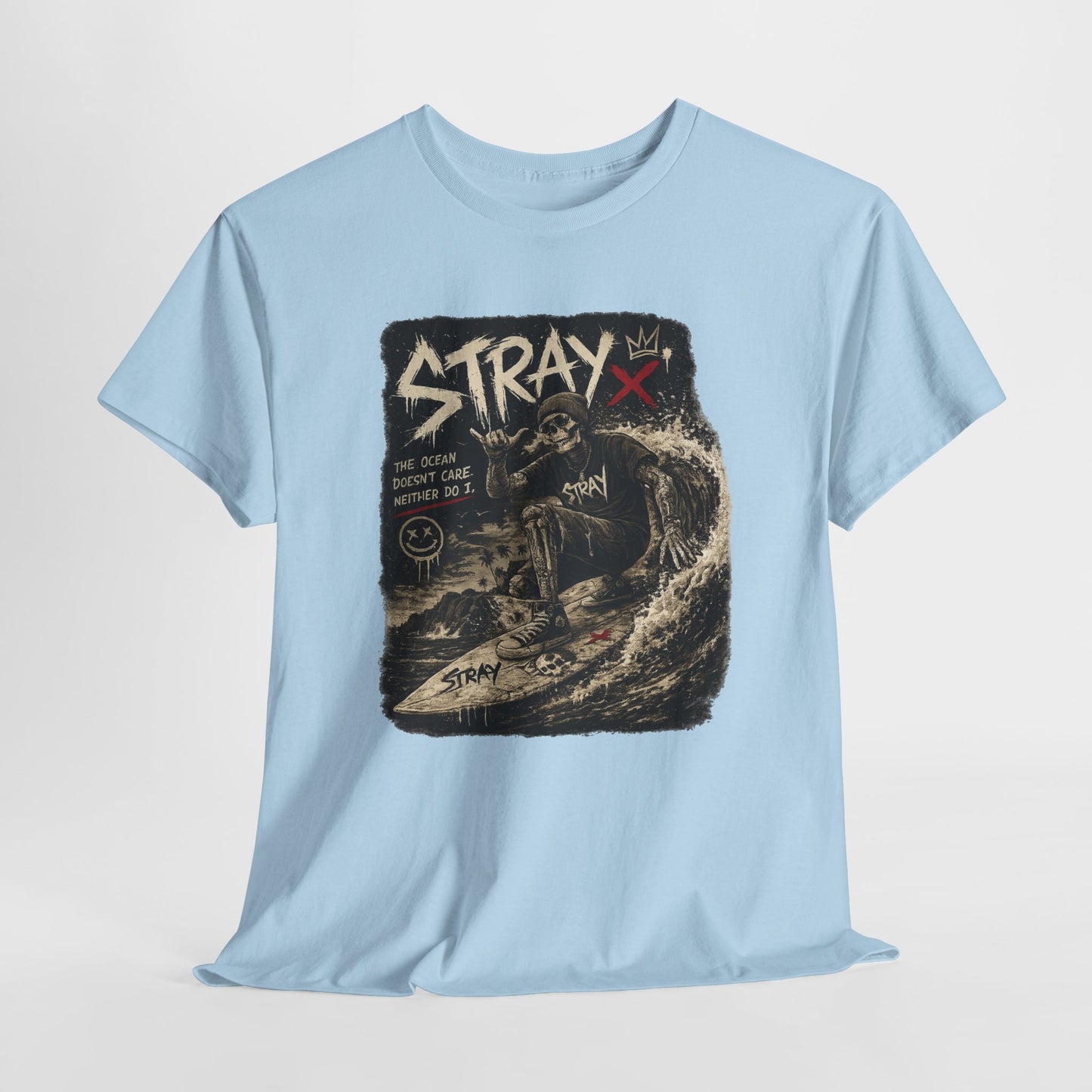 Stray Skull Wave Graphic Tee