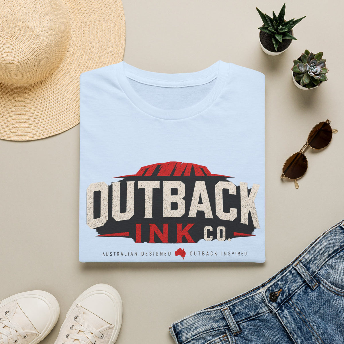 Outback Ink Co. Logo T-Shirt — Vintage Australian Outback Graphic Tee