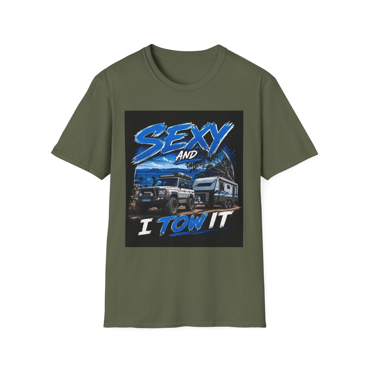 T-Shirt — 'Sexy and I Tow It' Trucker Tee | Funny RV & Tow Lifestyle Shirt