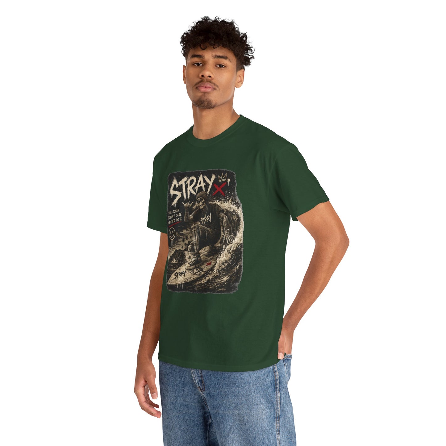Stray Skull Wave Graphic Tee