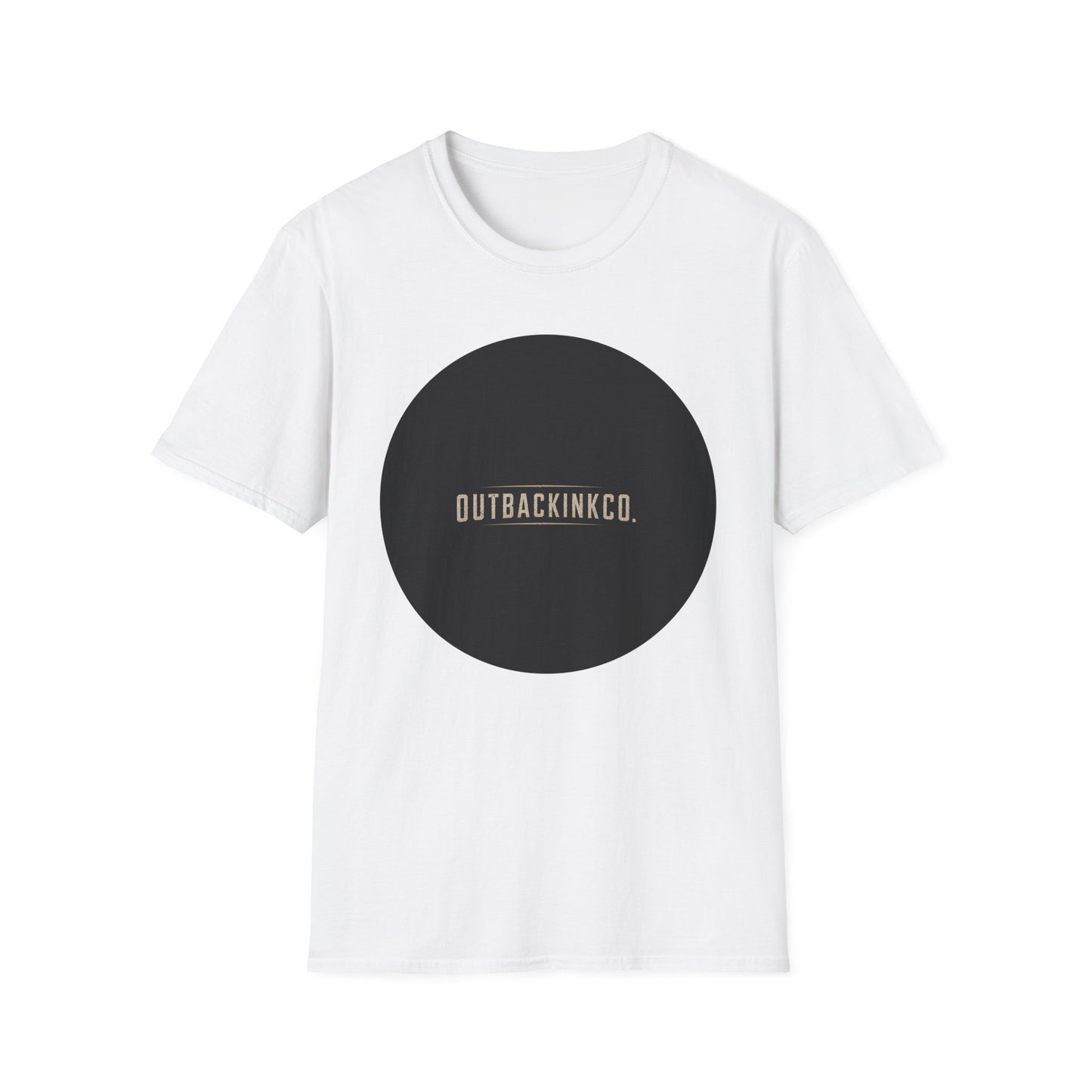 Circle Logo T-Shirt — OUTBACKINKCO. Minimal Graphic Tee