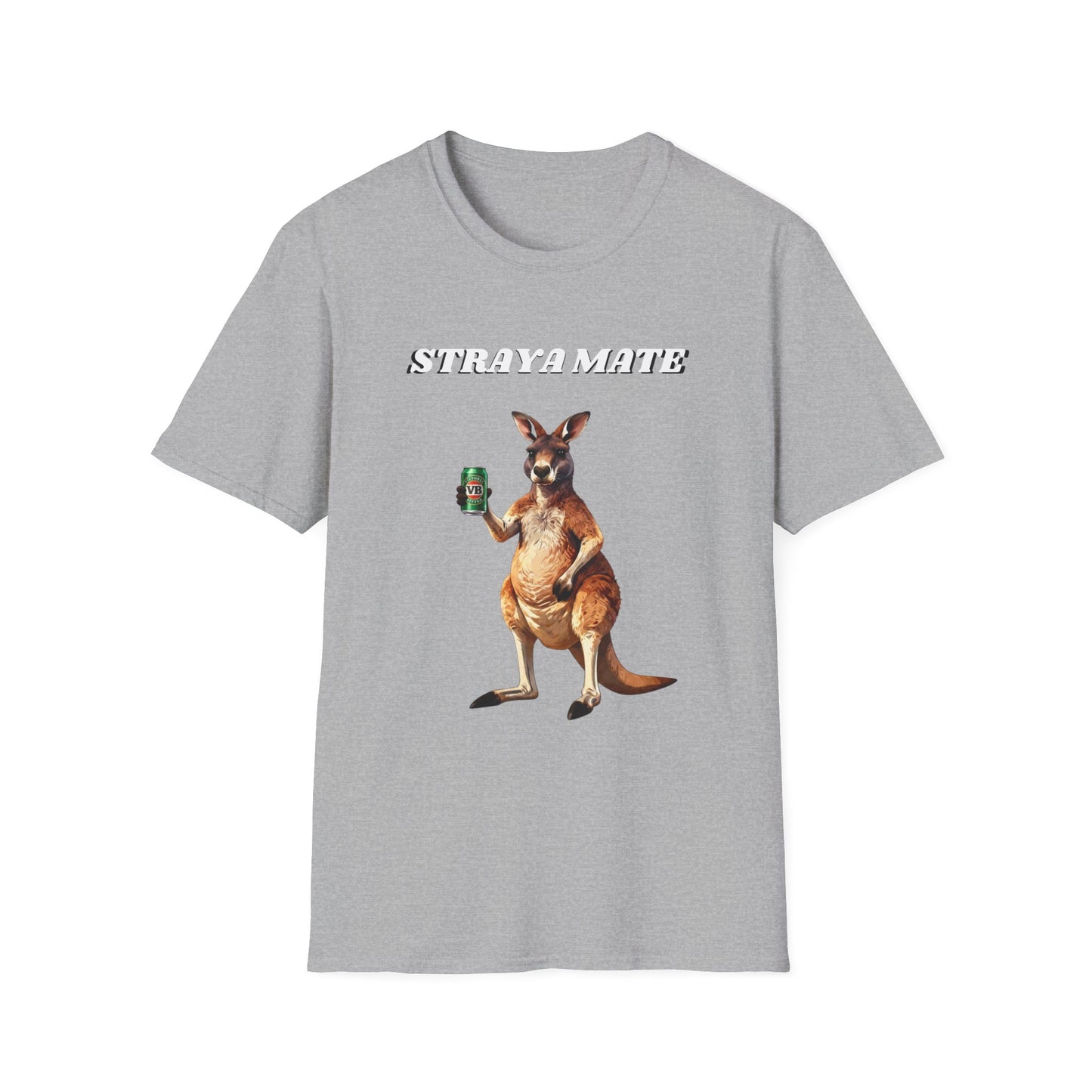 STRAYA MATE | Funny Australian Kangaroo T-Shirt | Outback Ink Co.