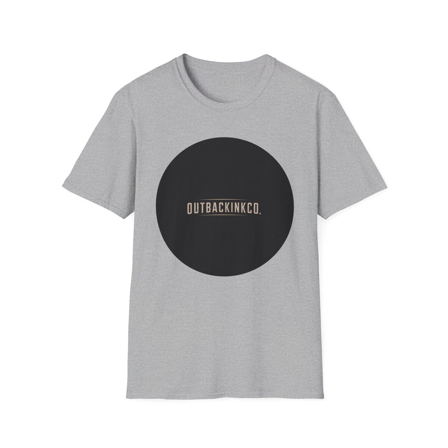 Circle Logo T-Shirt — OUTBACKINKCO. Minimal Graphic Tee