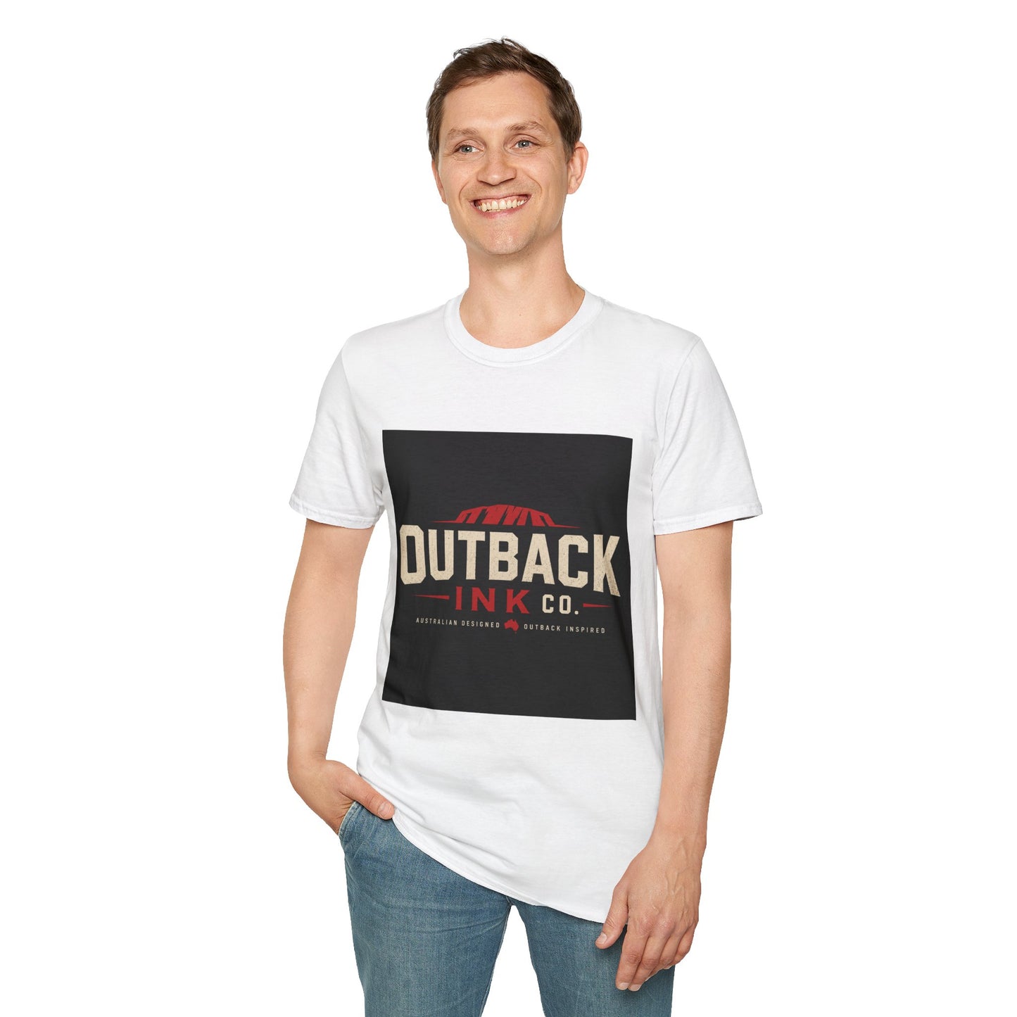 Outback Ink Co. T-Shirt — Retro Desert Logo Tee